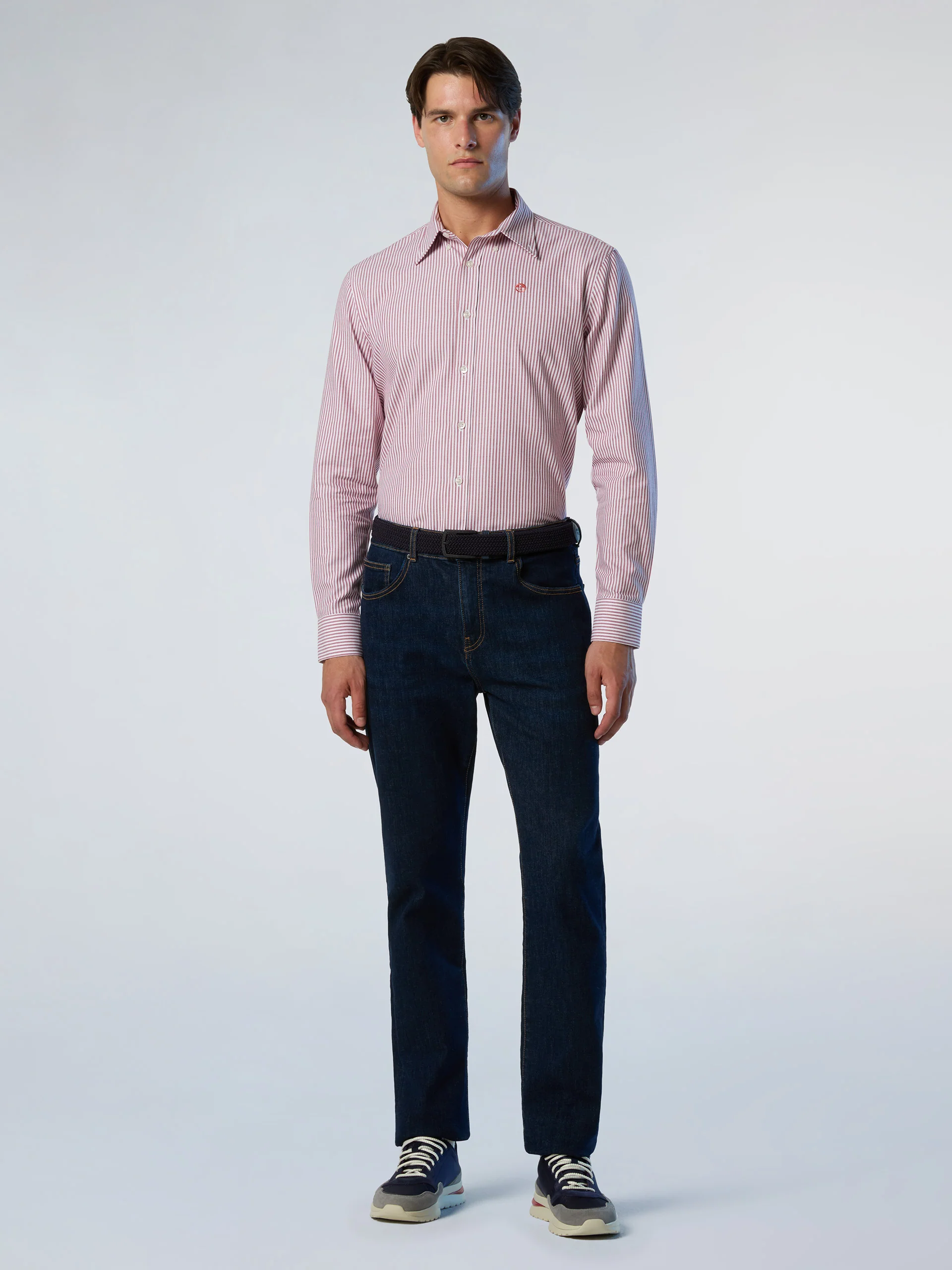 Striped Oxford shirt - Image 17