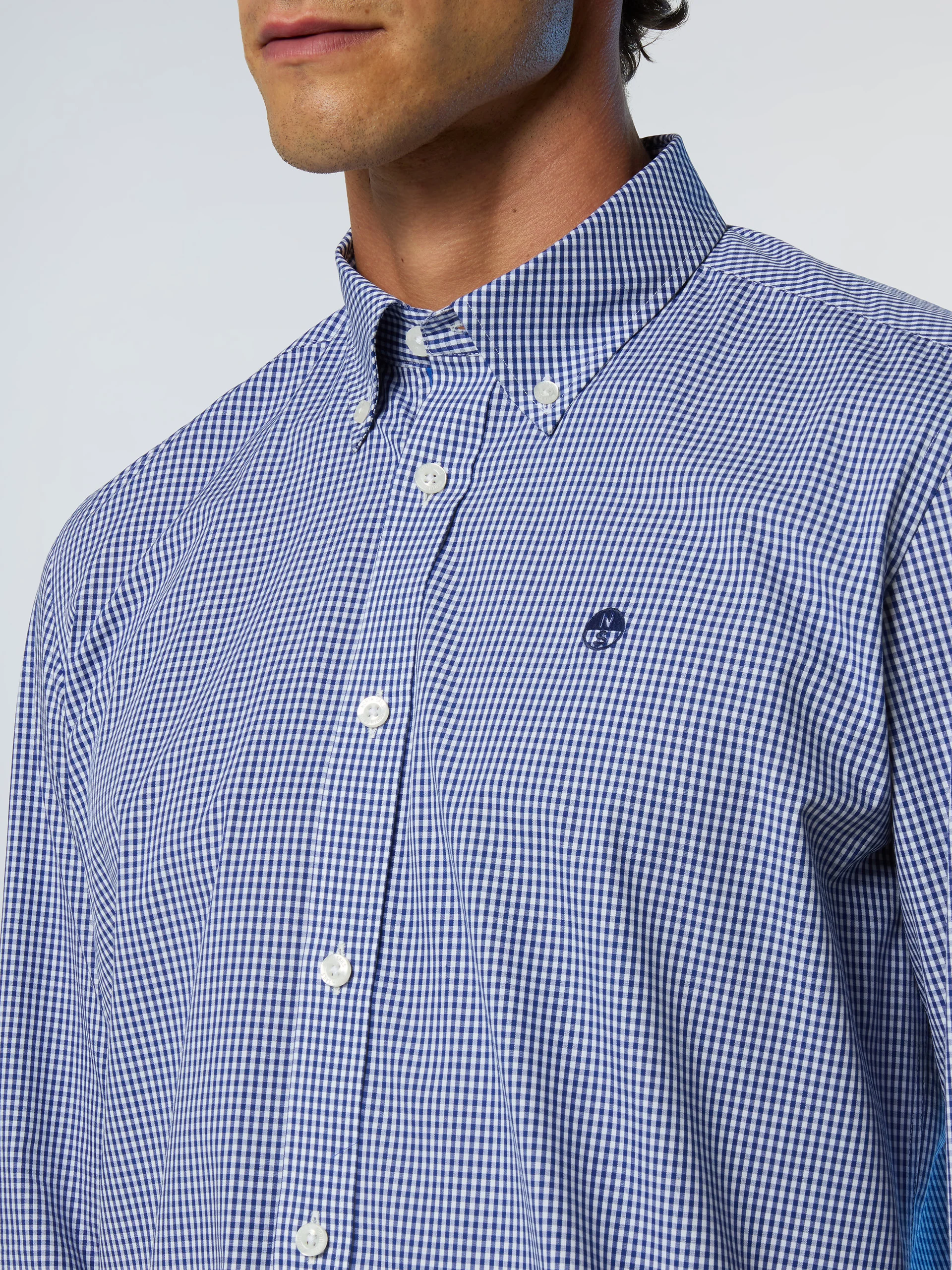 Gingham cotton shirt - Image 6