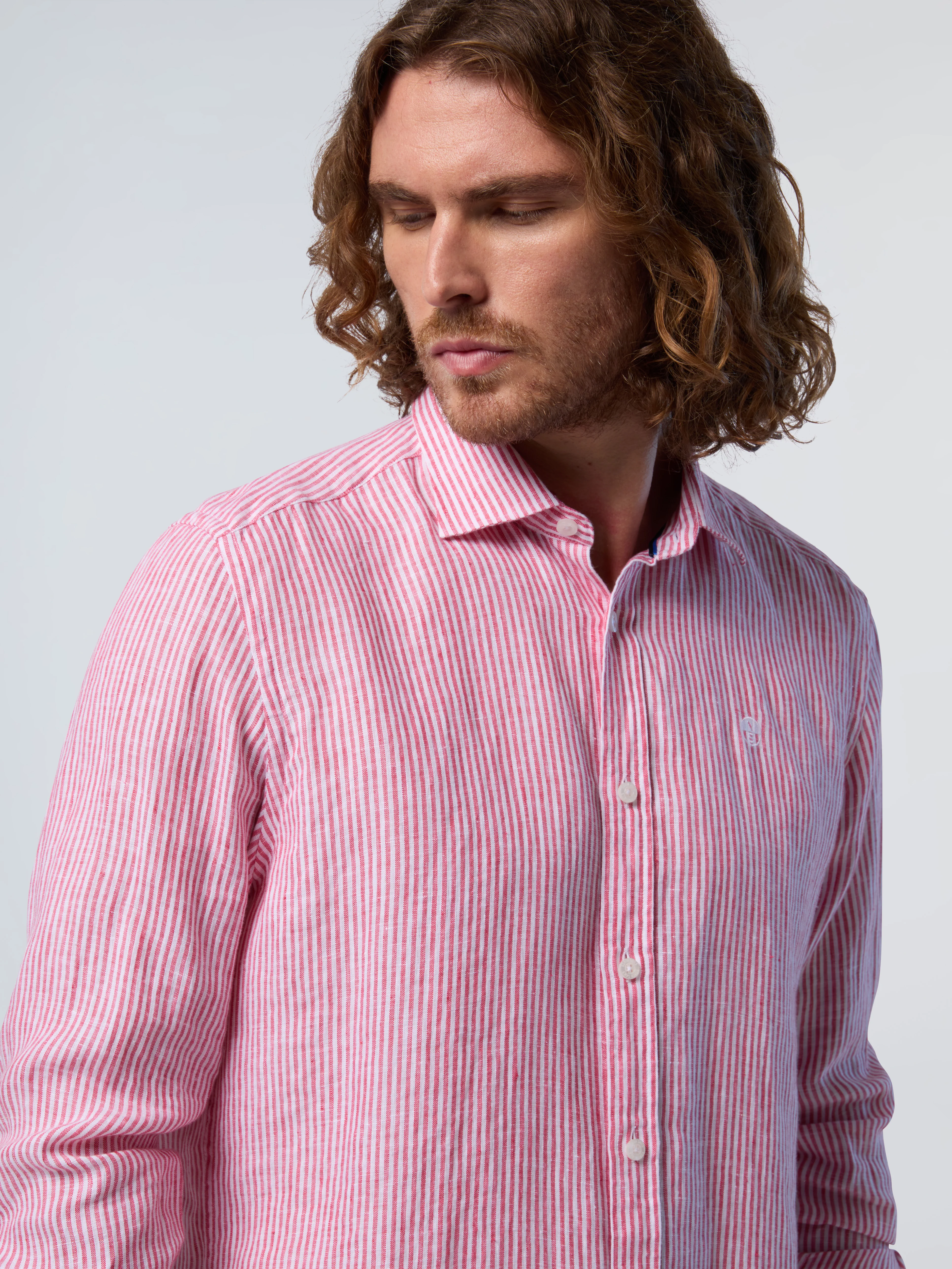 Classic stripe linen shirt - Image 8