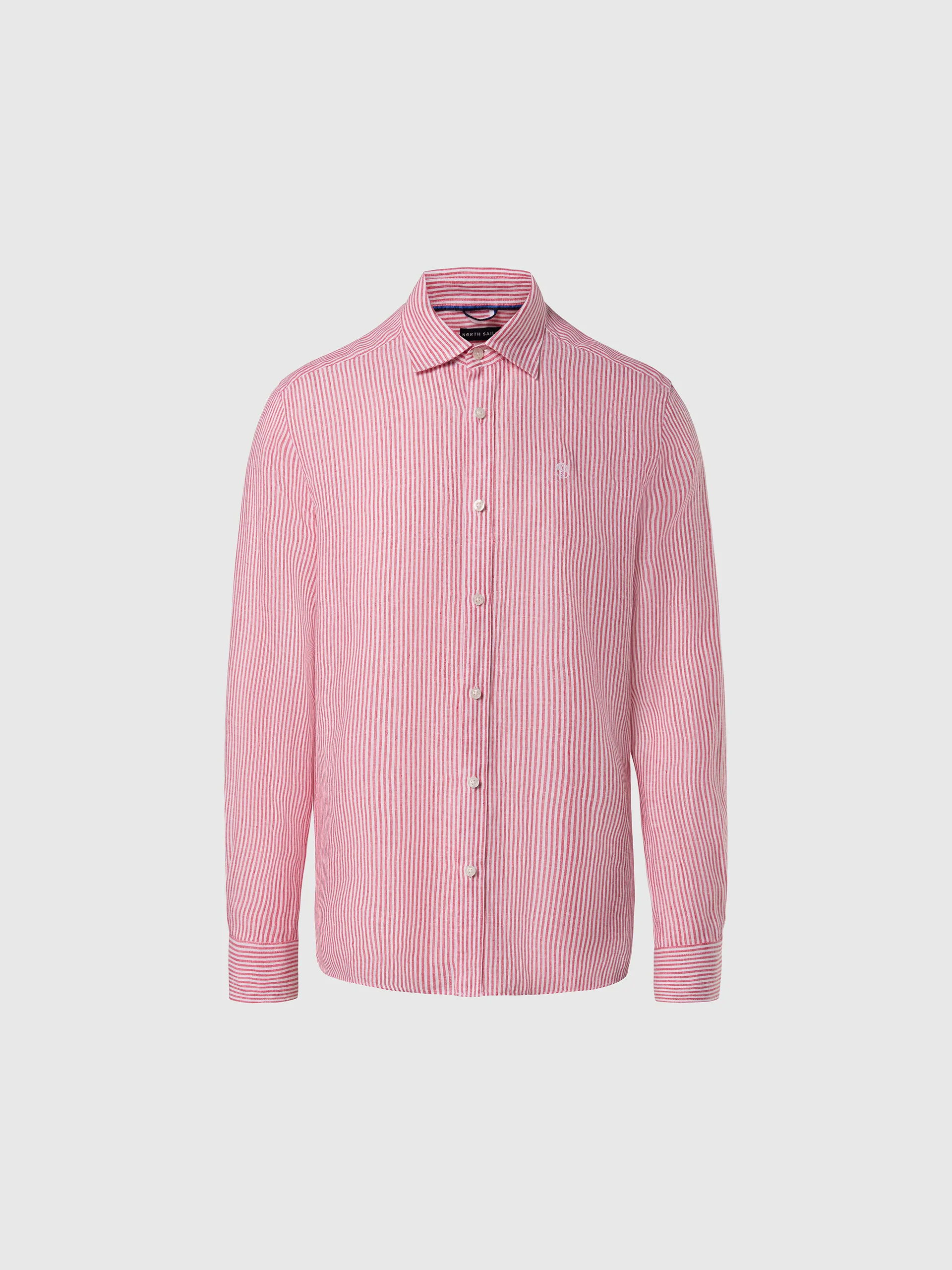 Classic stripe linen shirt - Image 9