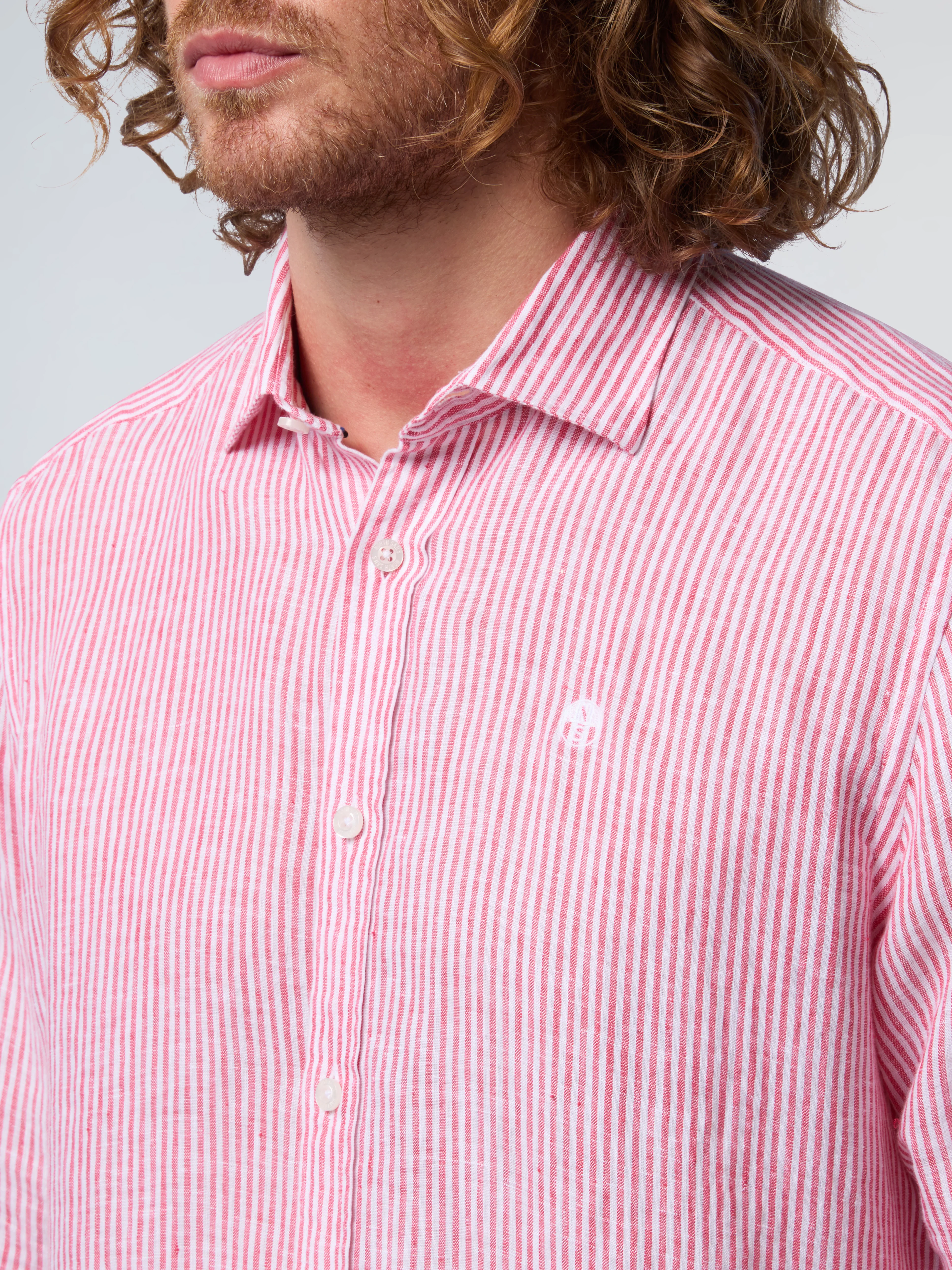 Classic stripe linen shirt - Image 12