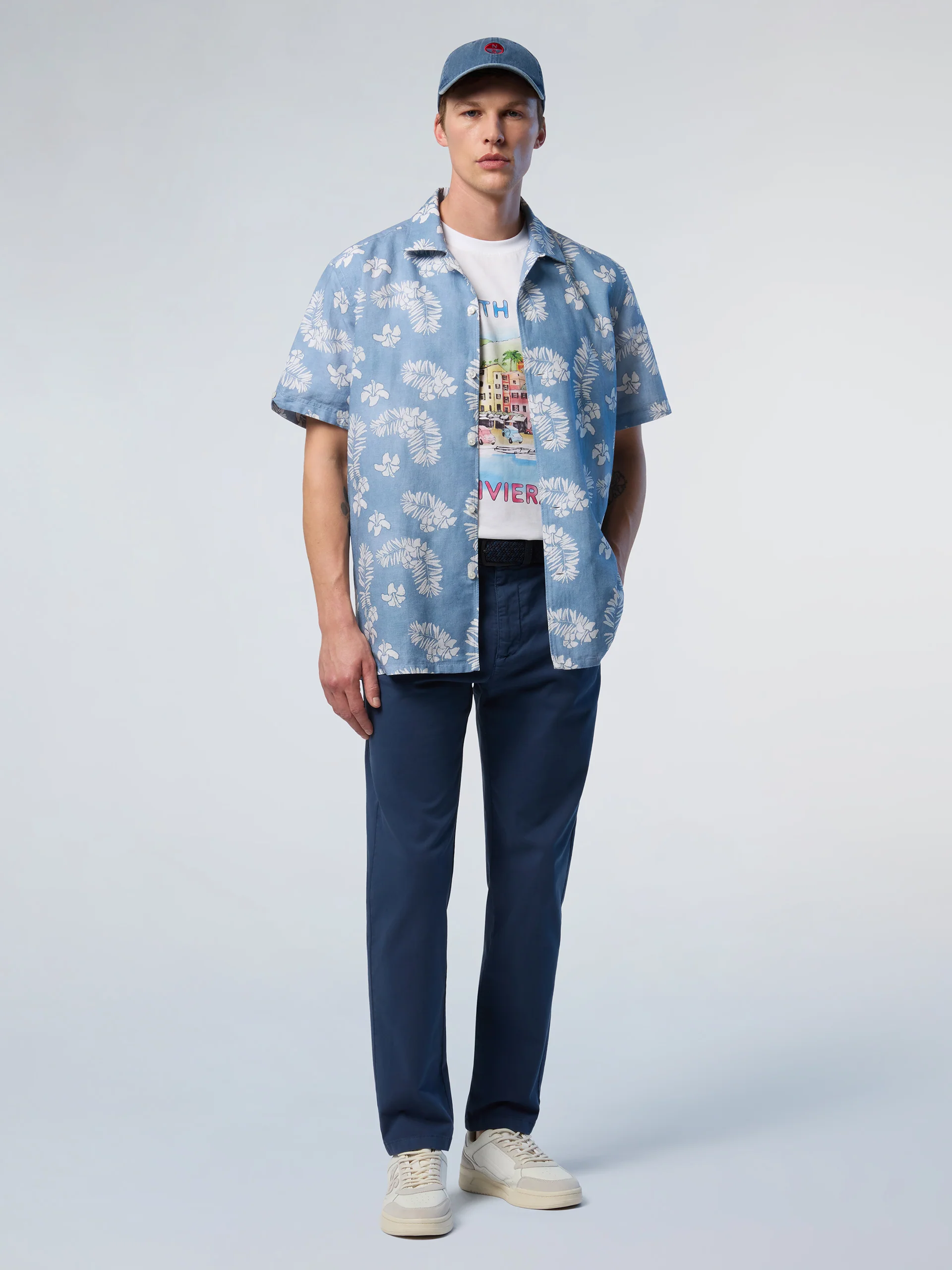 Bowling shirt with tropical print - Image 11