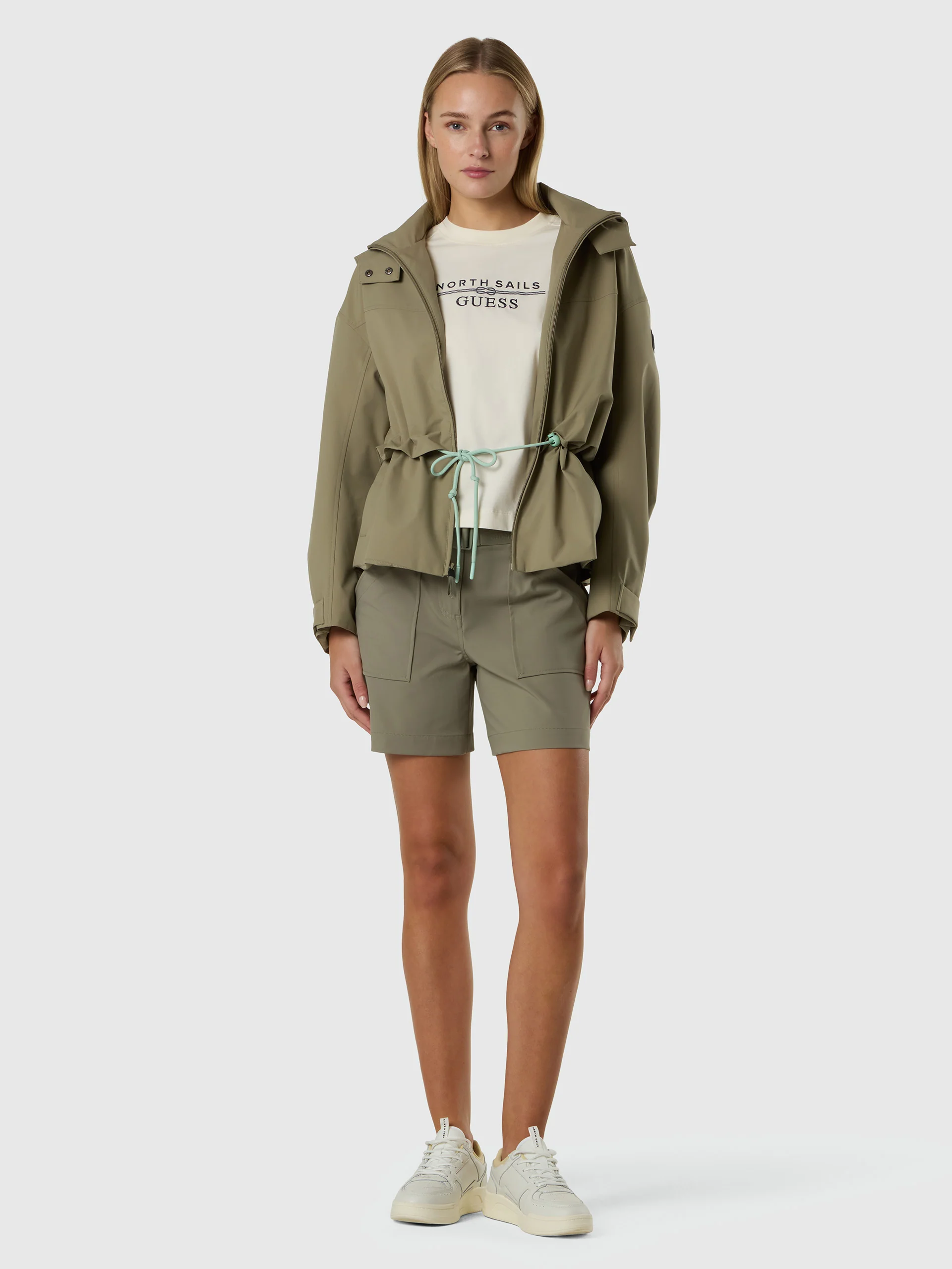GUESS X NORTH SAILS SHORT PARKA