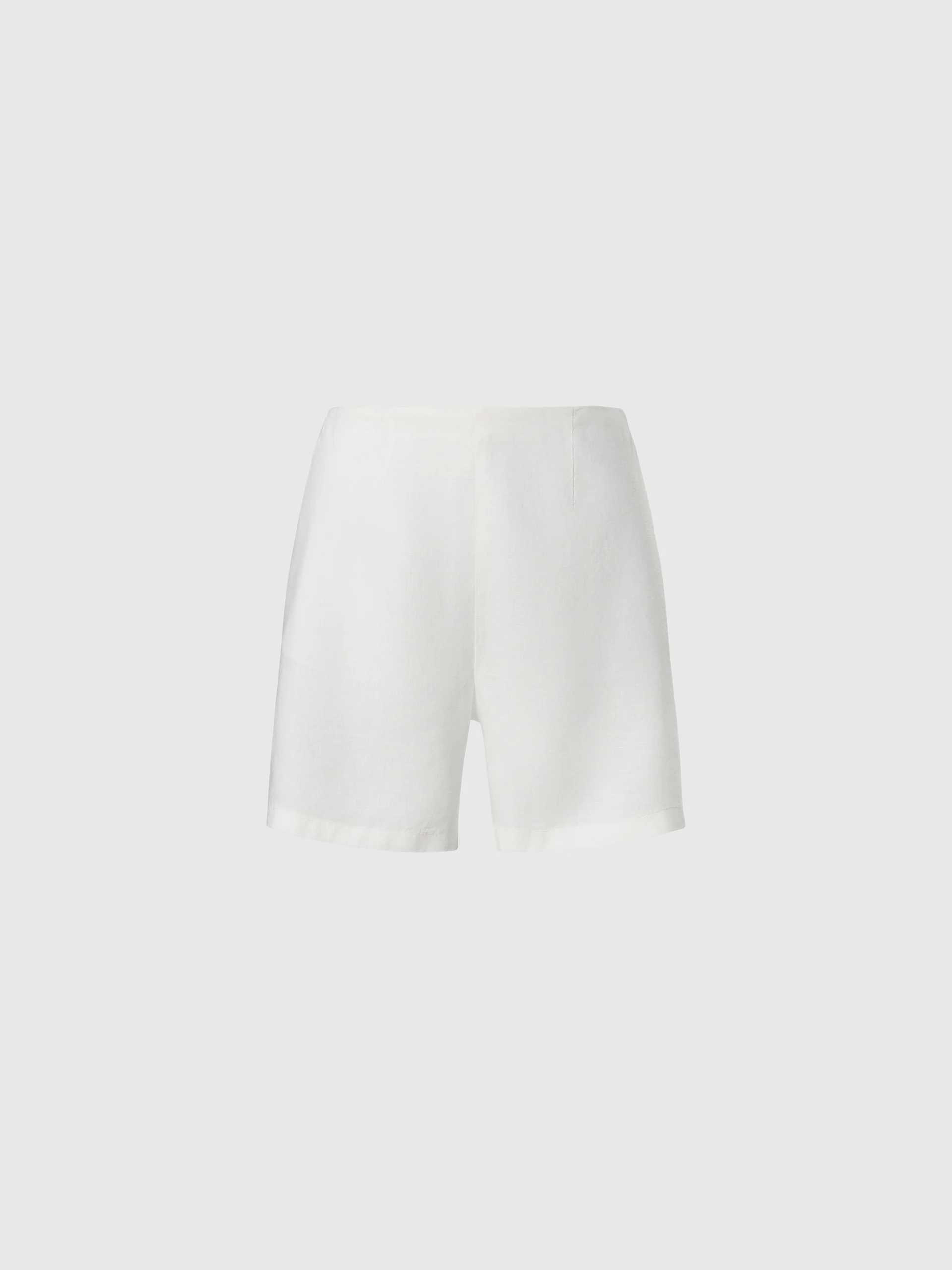 Wide-leg linen shorts - Image 3