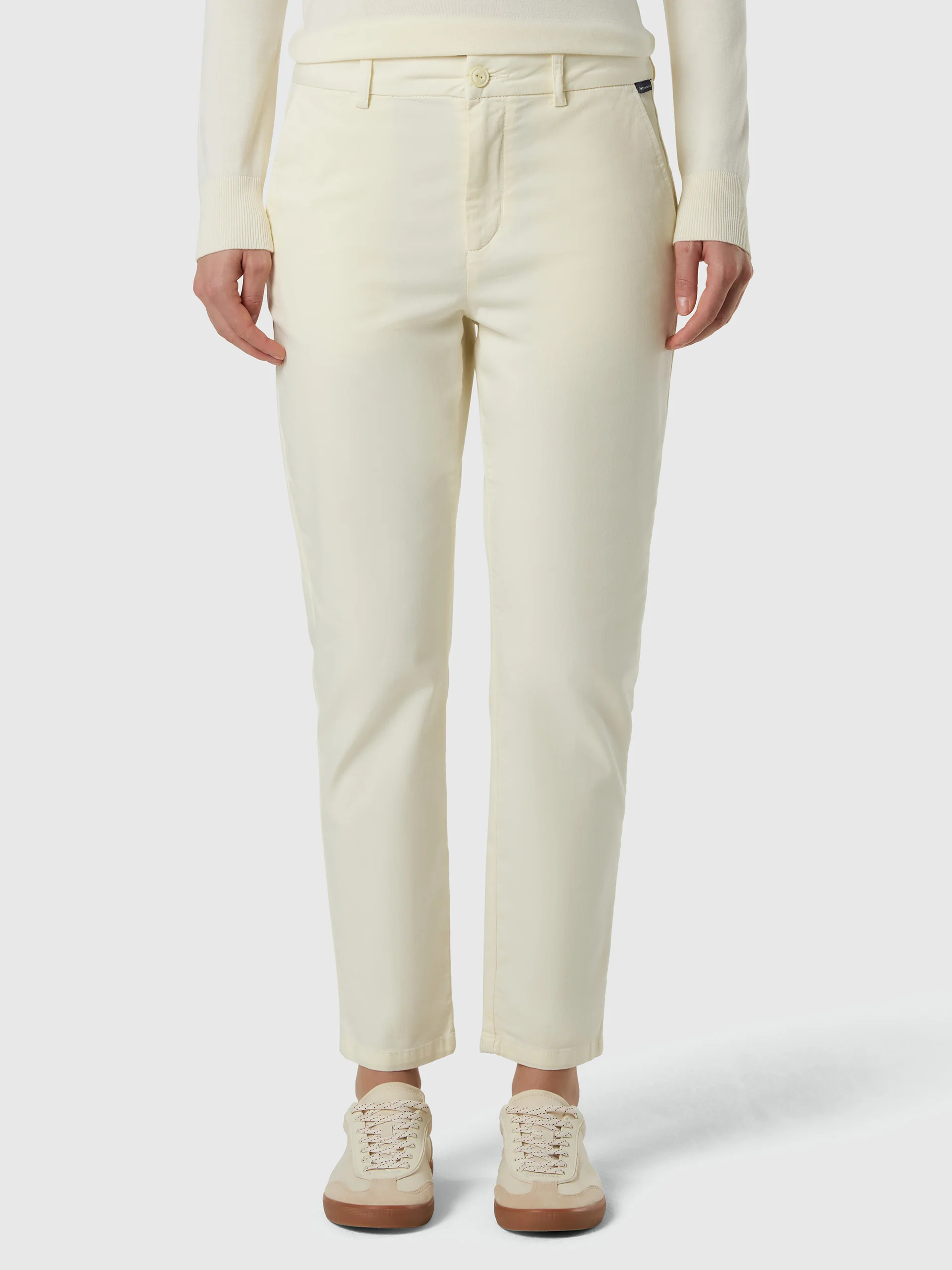 Stretch gabardine chinos