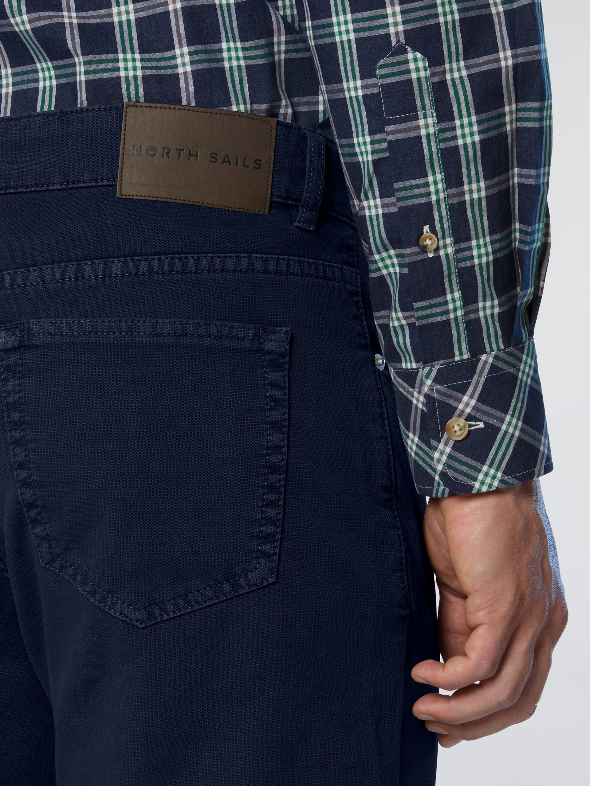 Broken twill 5-pocket pants - Image 17