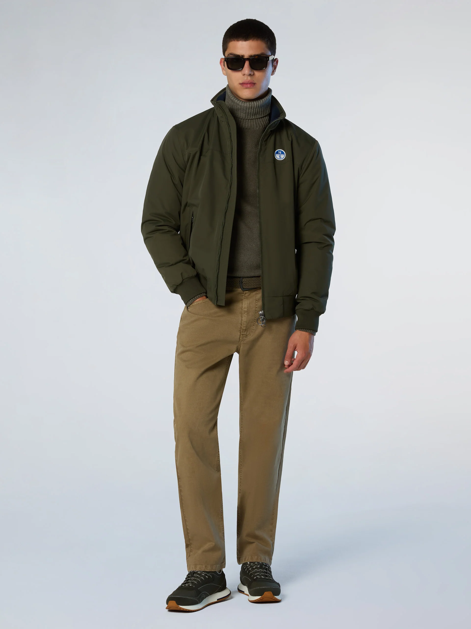 Broken twill 5-pocket pants - Image 2