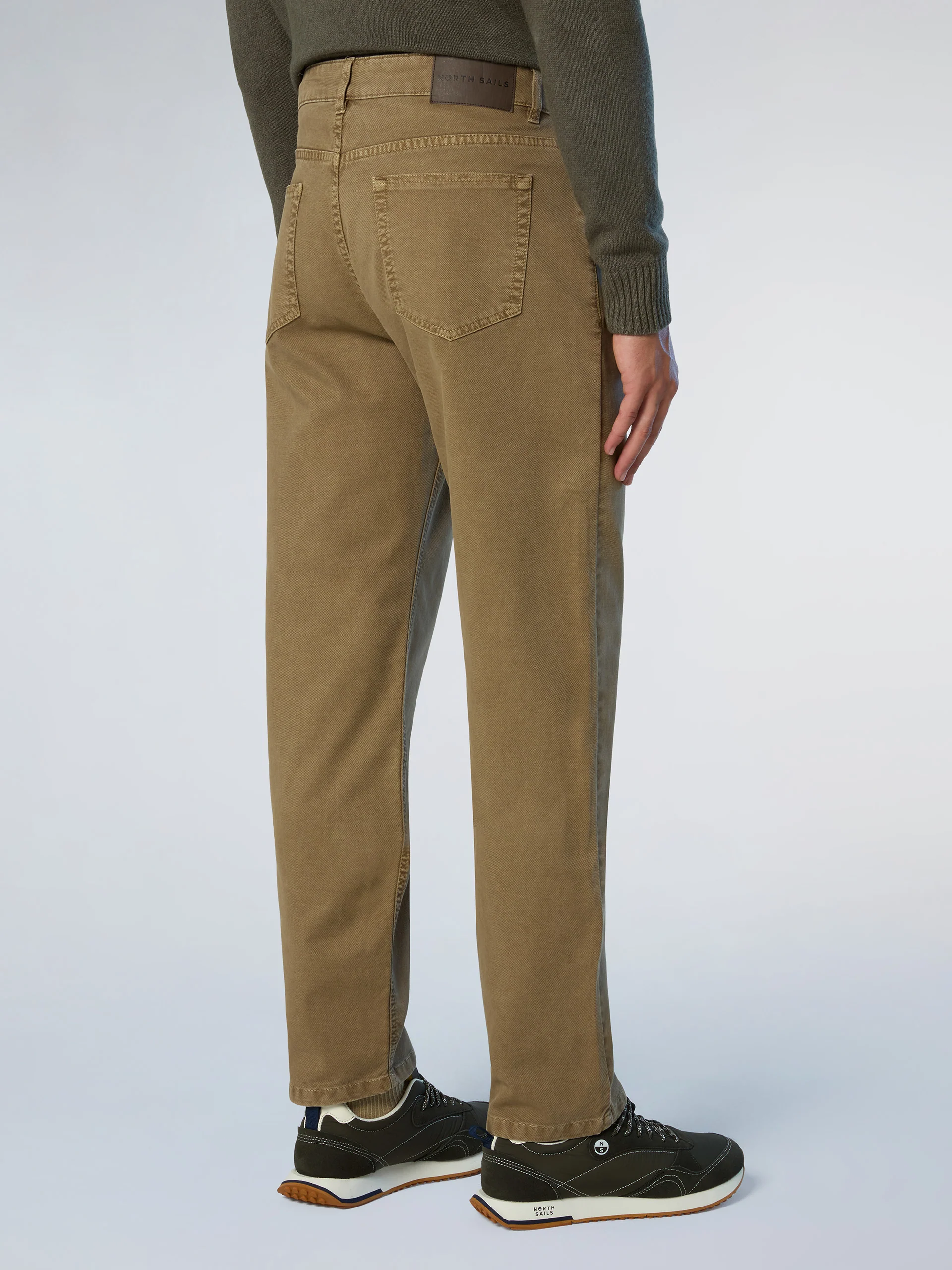 Broken twill 5-pocket pants - Image 4