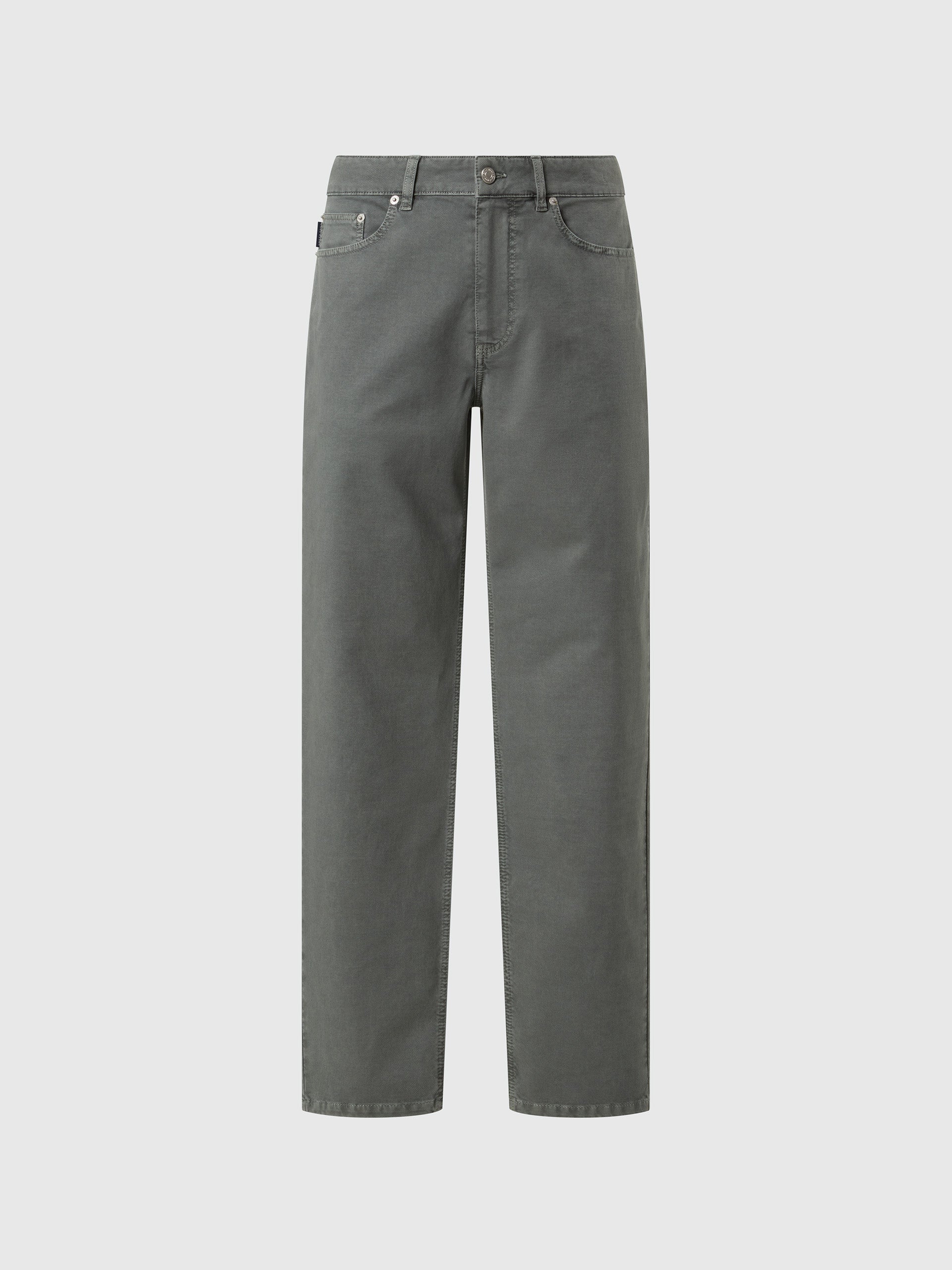 Broken twill 5-pocket pants - Image 9