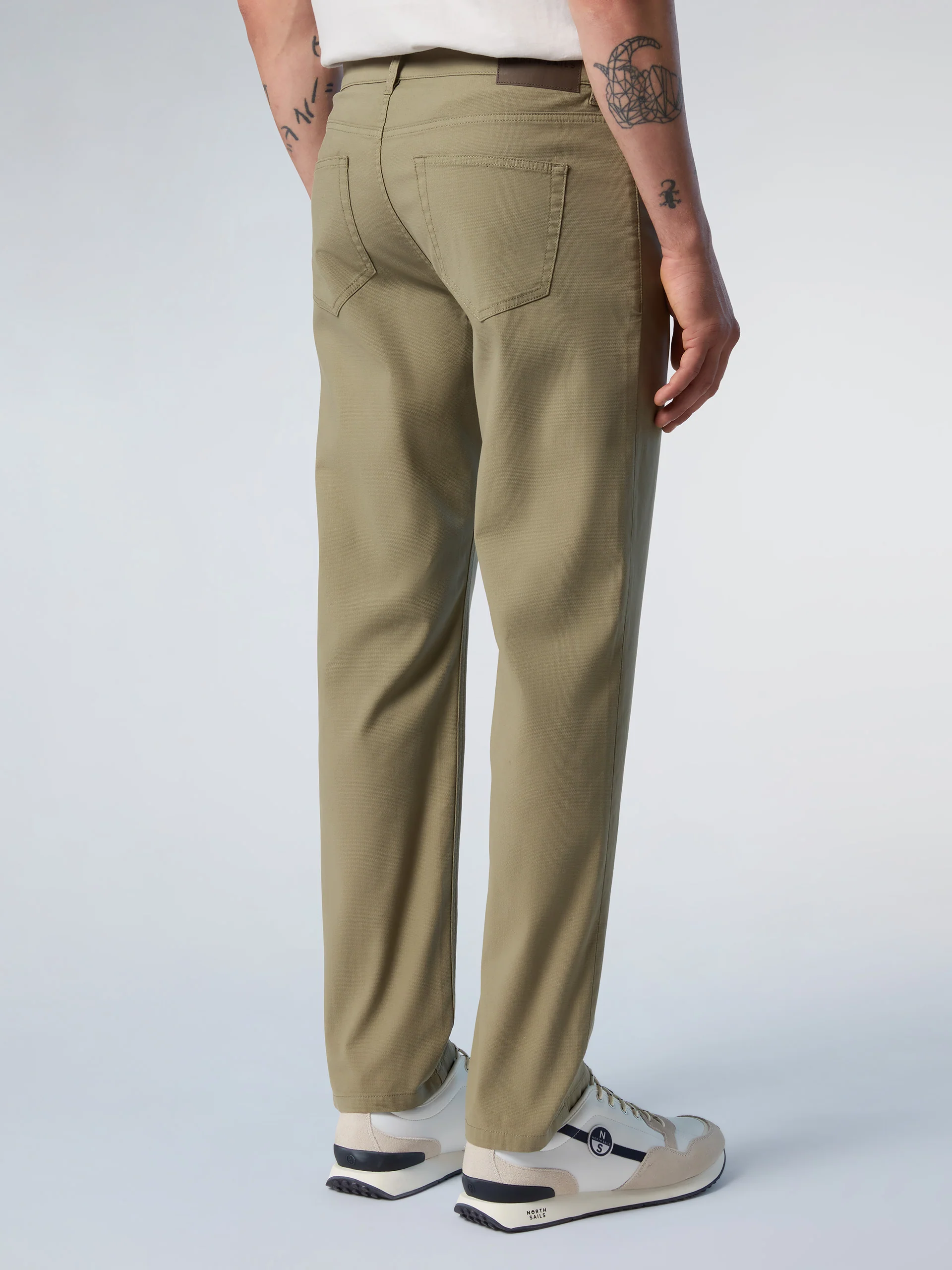 Stretch dobby 5-pocket pants - Image 4