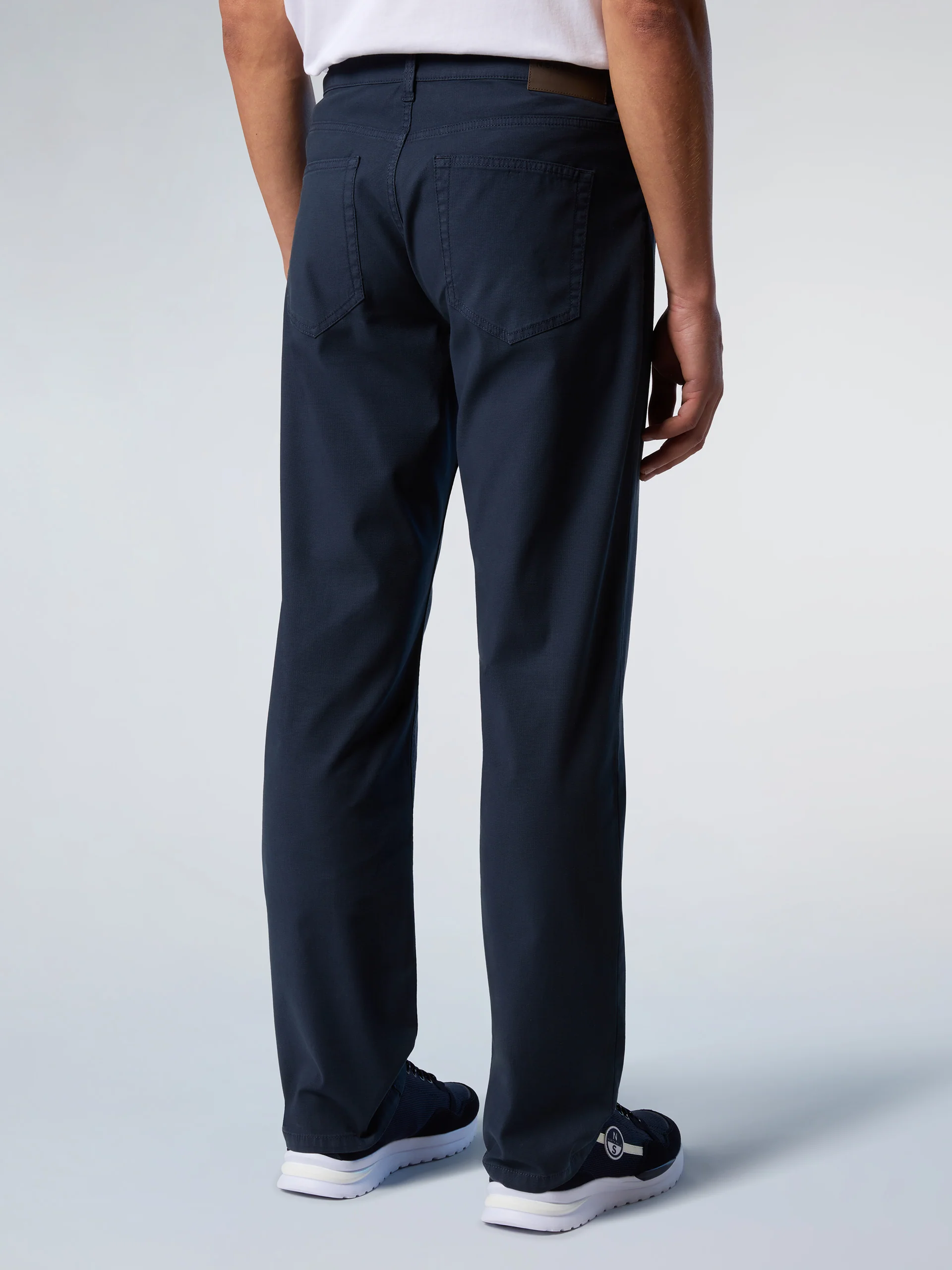 Stretch dobby 5-pocket pants - Image 9