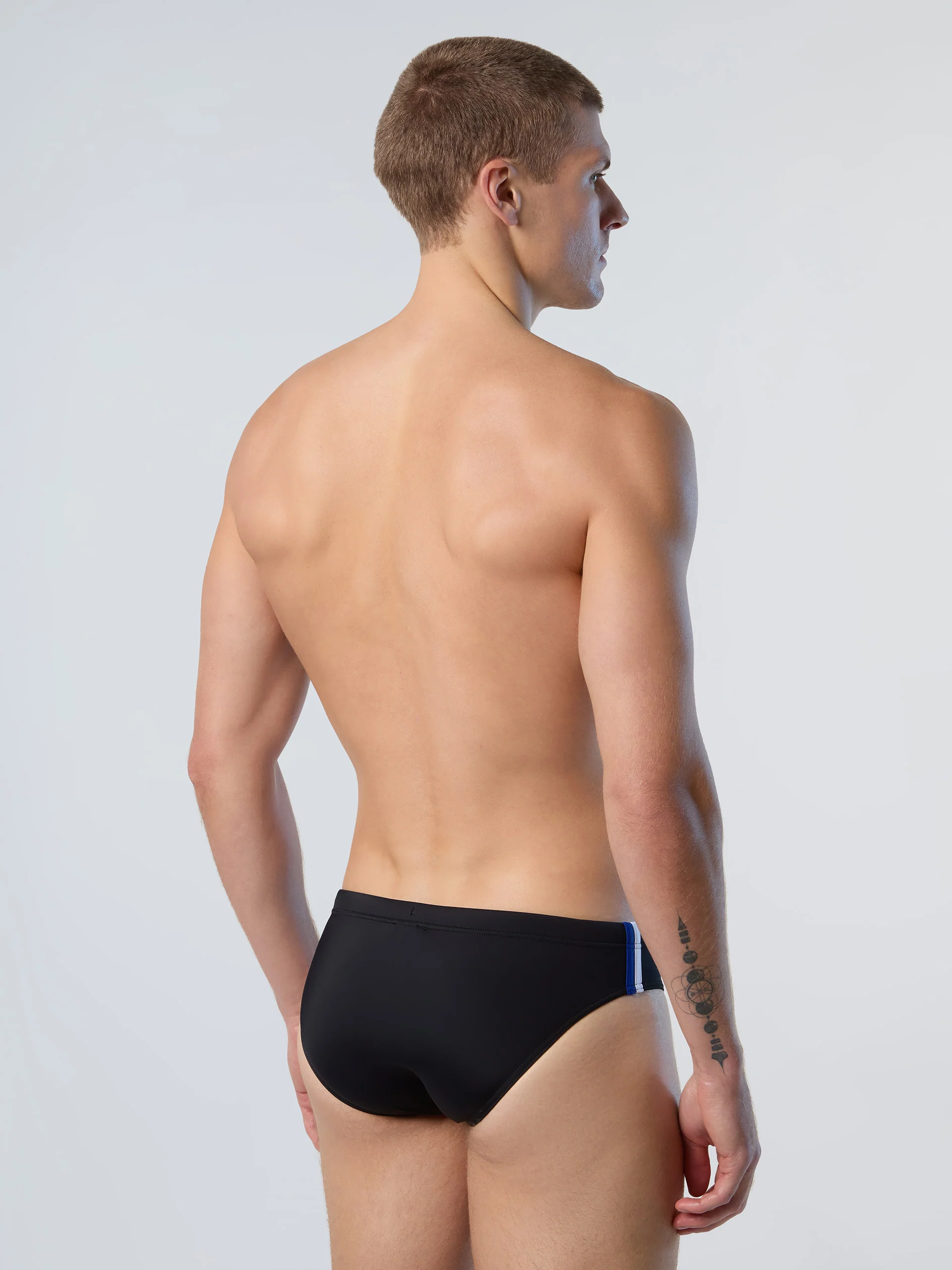 Swim briefs with stripes - Image 14