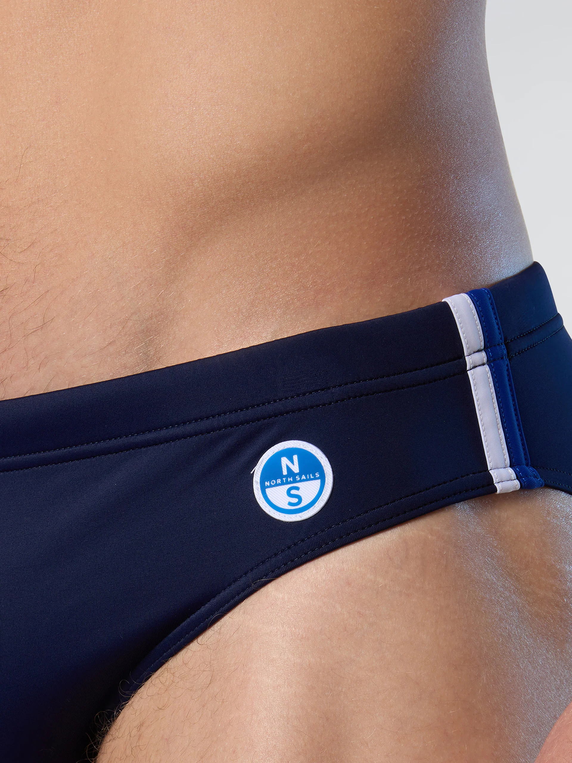 Swim briefs with stripes - Image 5