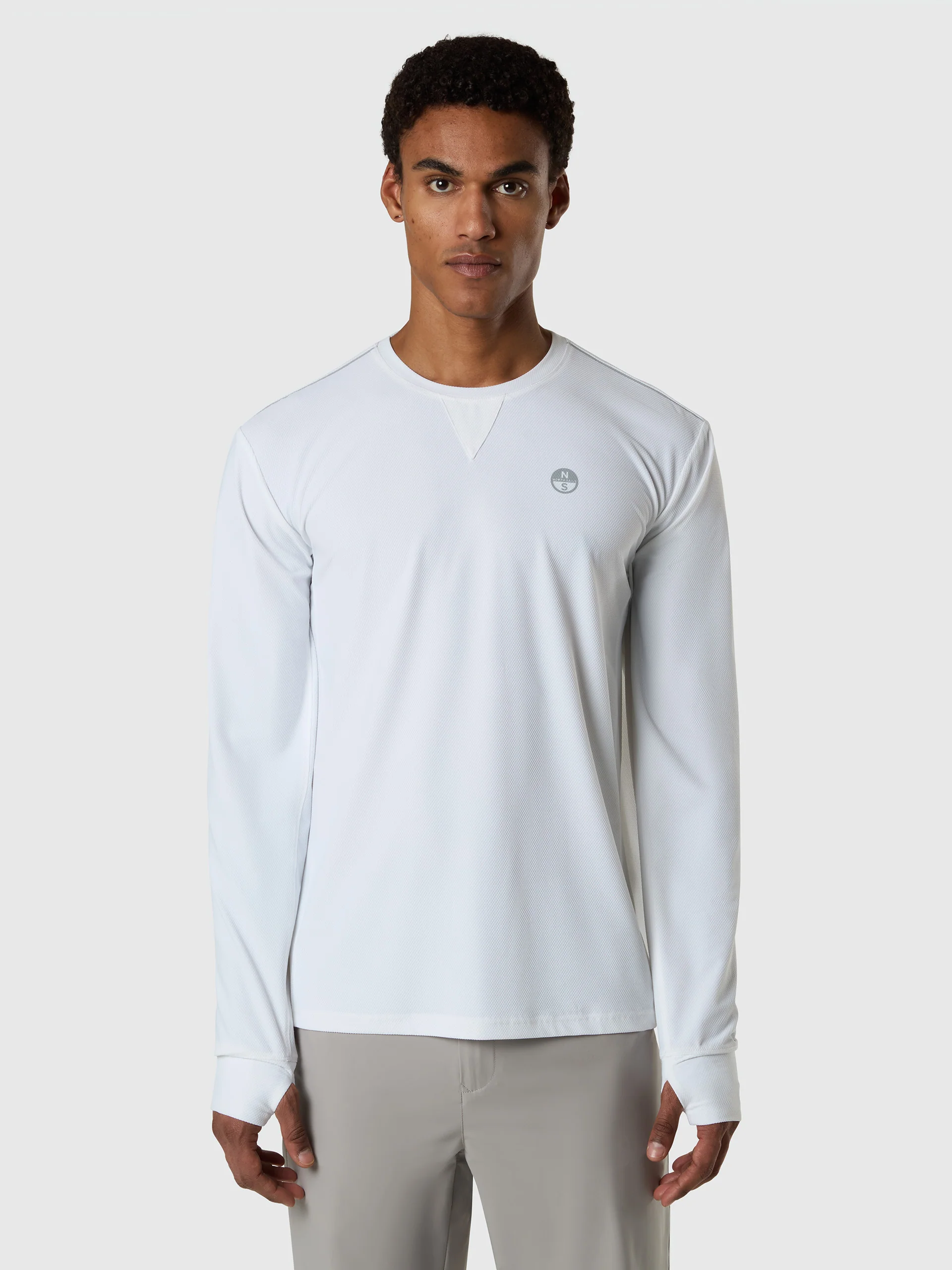 Long-sleeved T-shirt with UV protection
