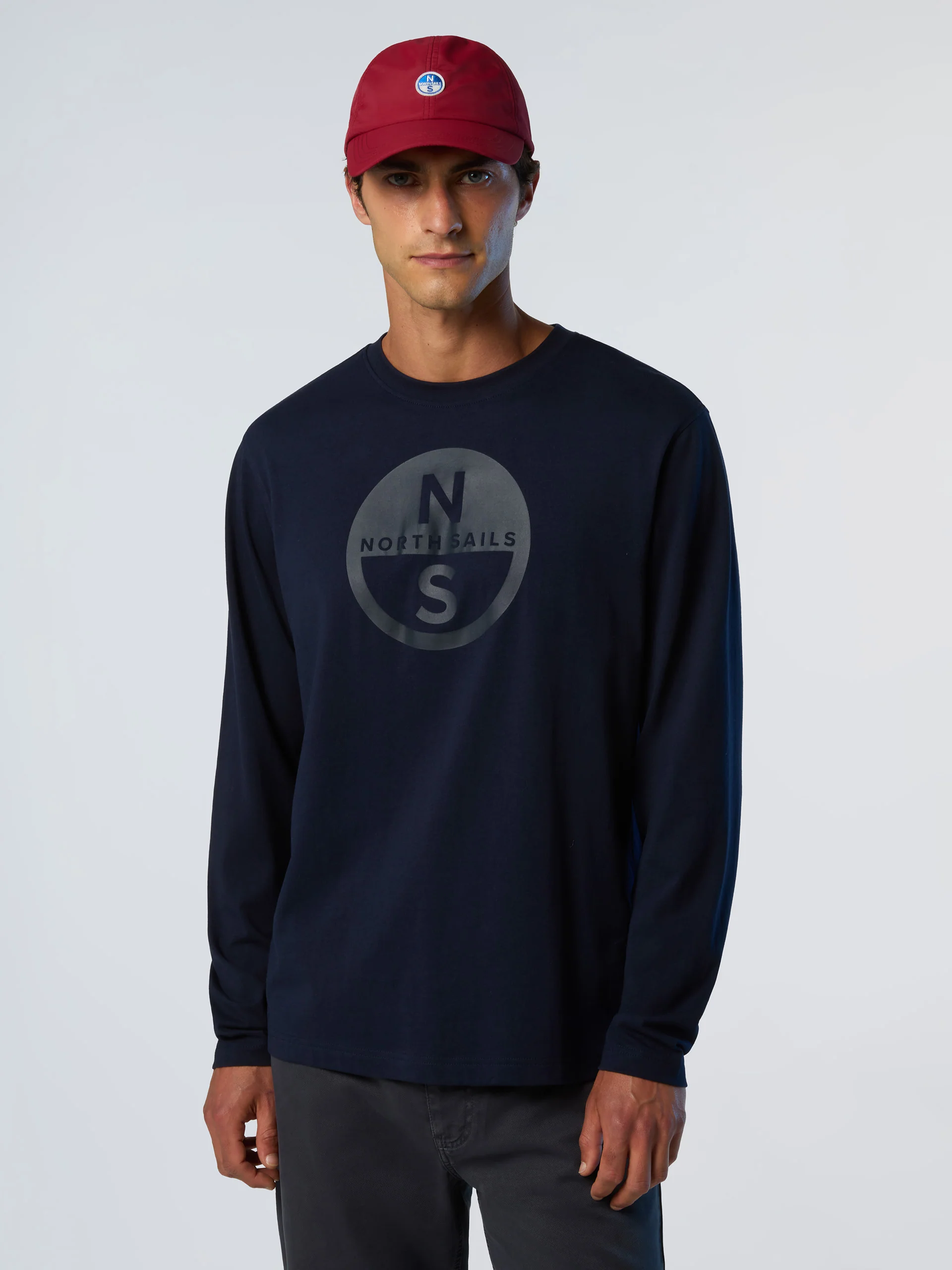 Long-sleeved T-shirt with maxi print - Image 3