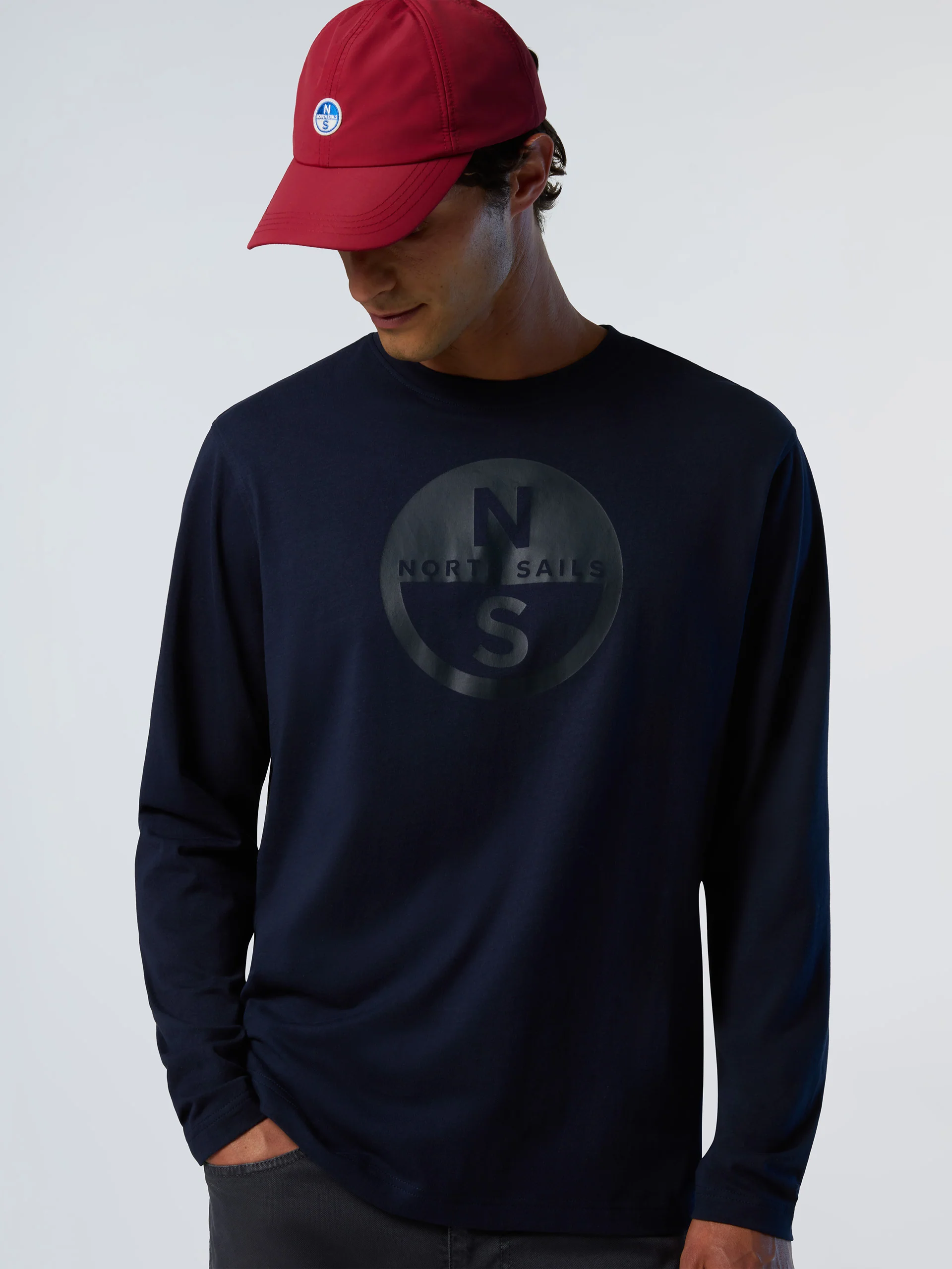 Long-sleeved T-shirt with maxi print - Image 4
