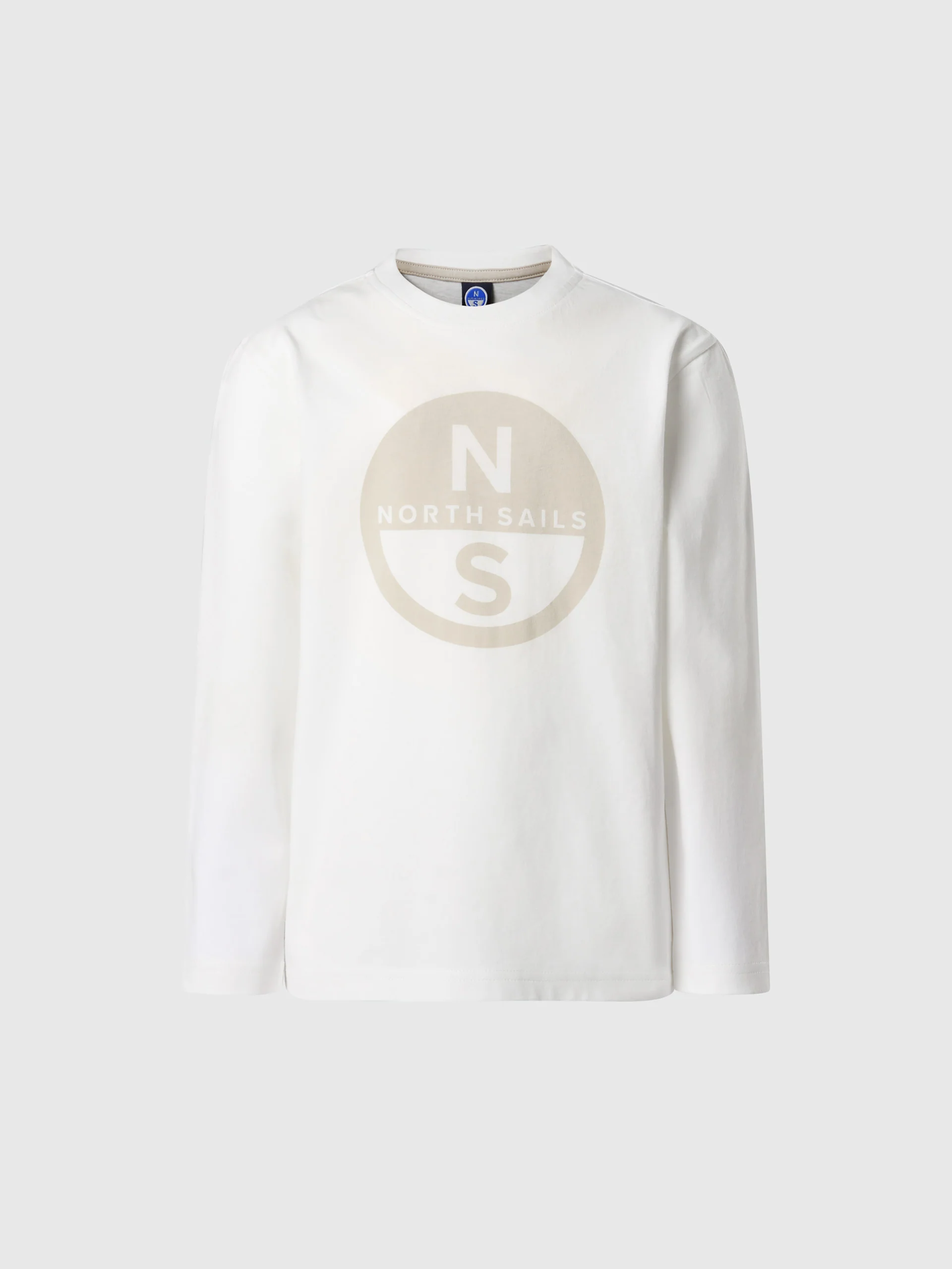 Long-sleeved T-shirt with maxi logo - Image 3
