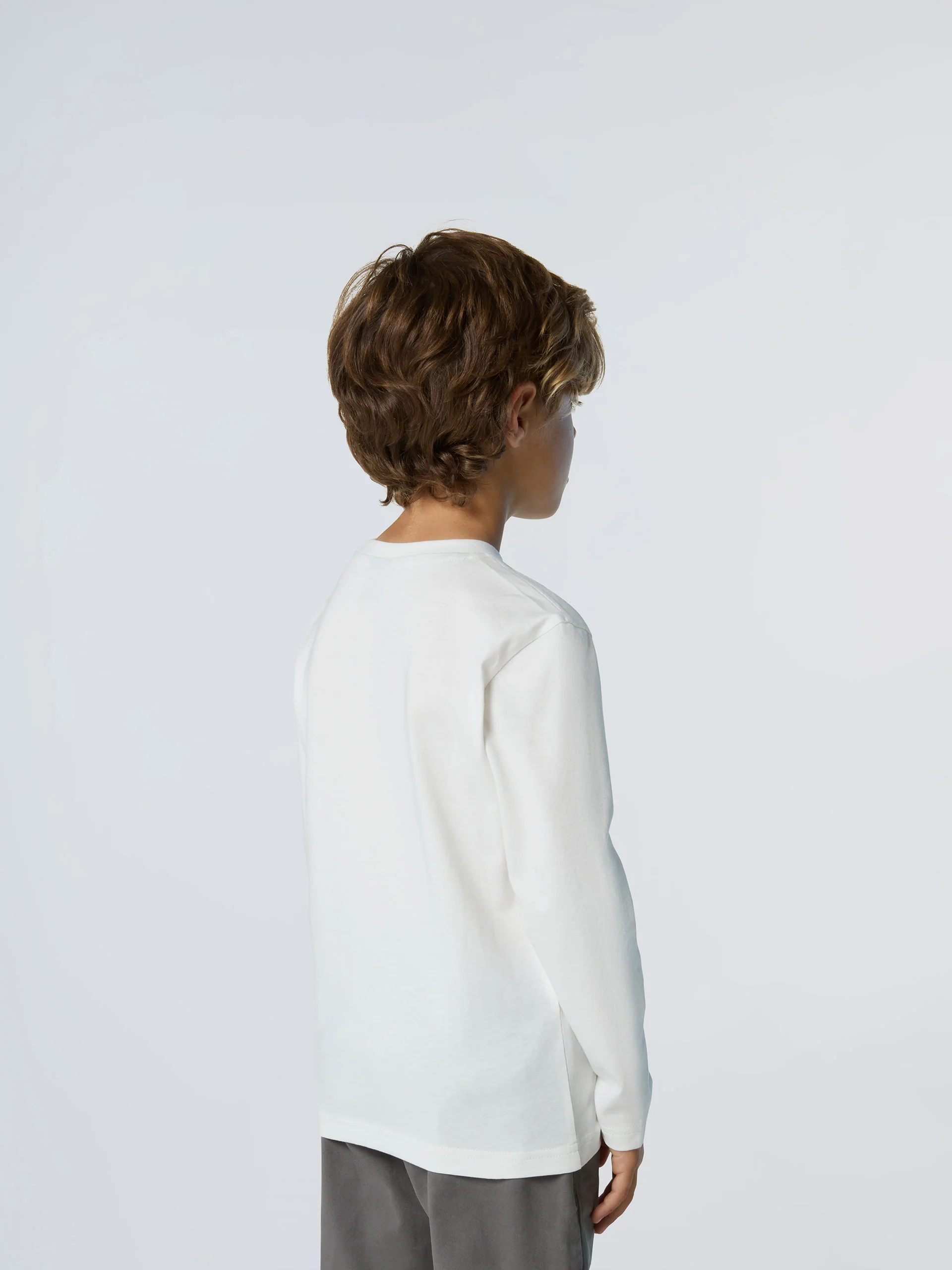 Long-sleeved T-shirt with maxi logo - Image 4