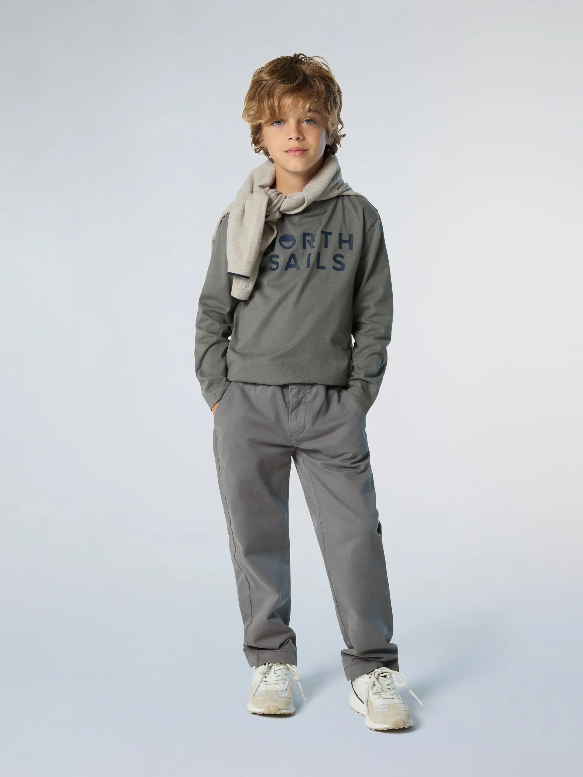 Long-sleeved T-shirt with North Sails print - Image 11