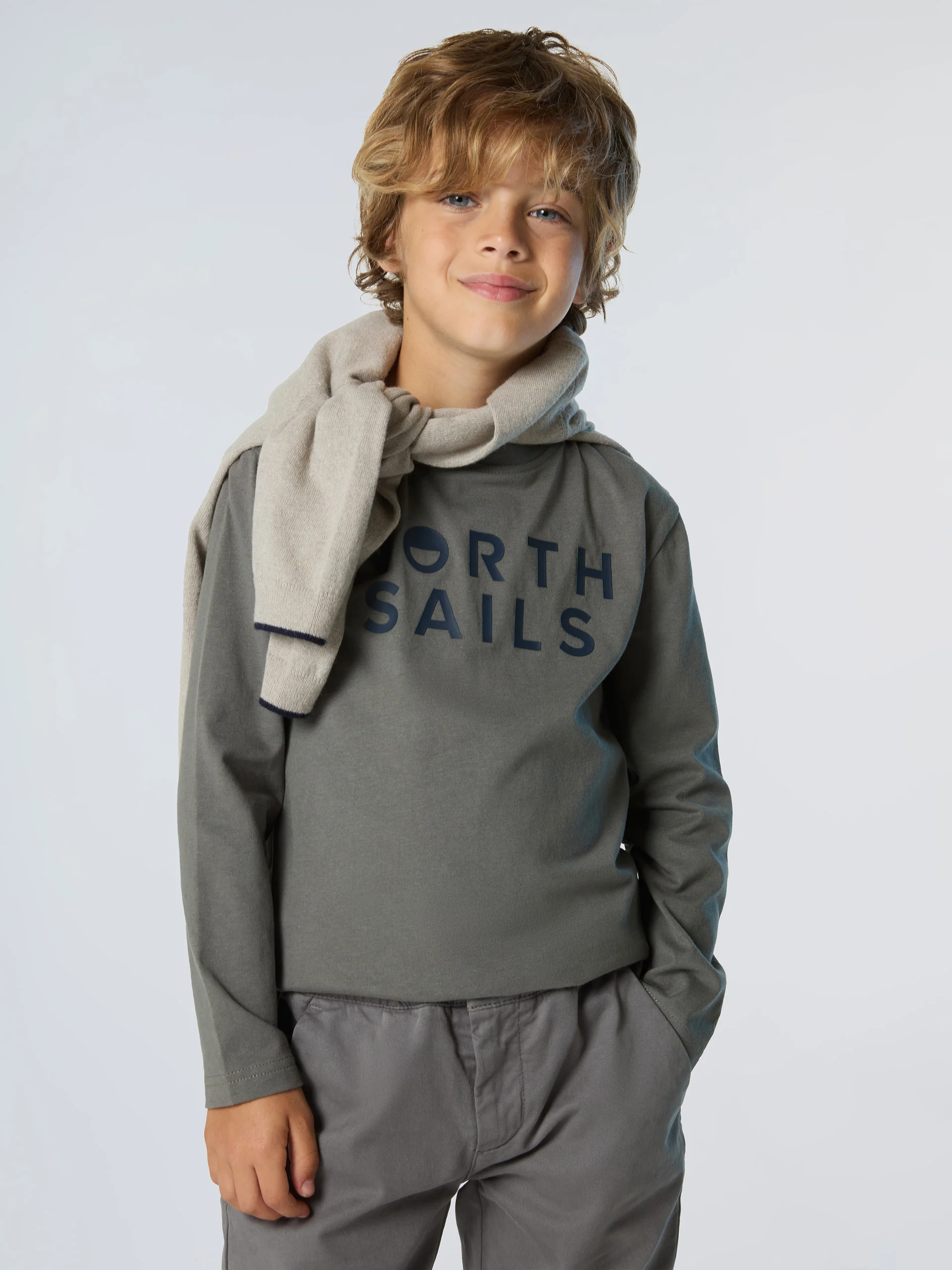 Long-sleeved T-shirt with North Sails print - Image 8