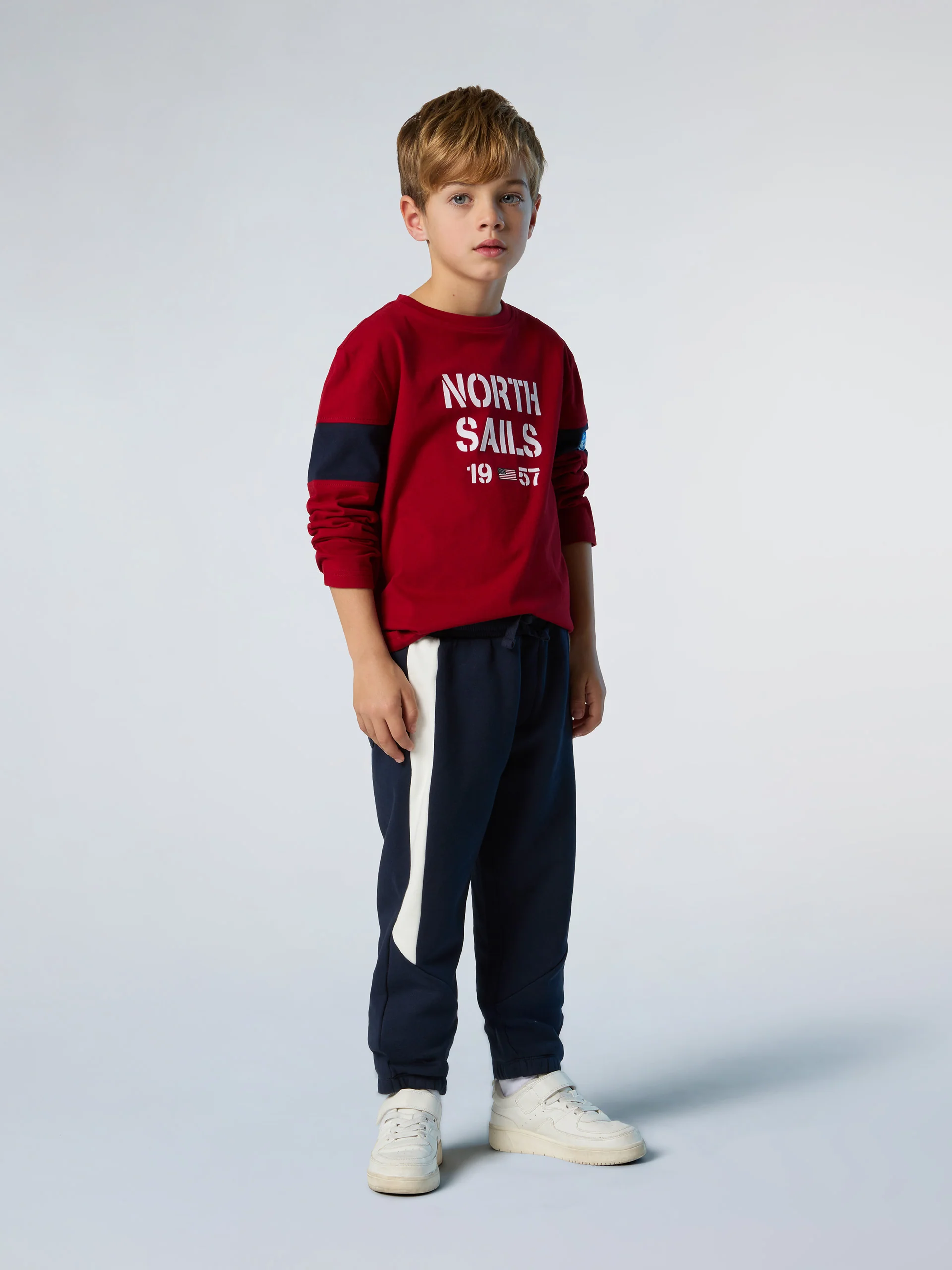 Long-sleeved T-shirt with sleeve inserts - Image 4