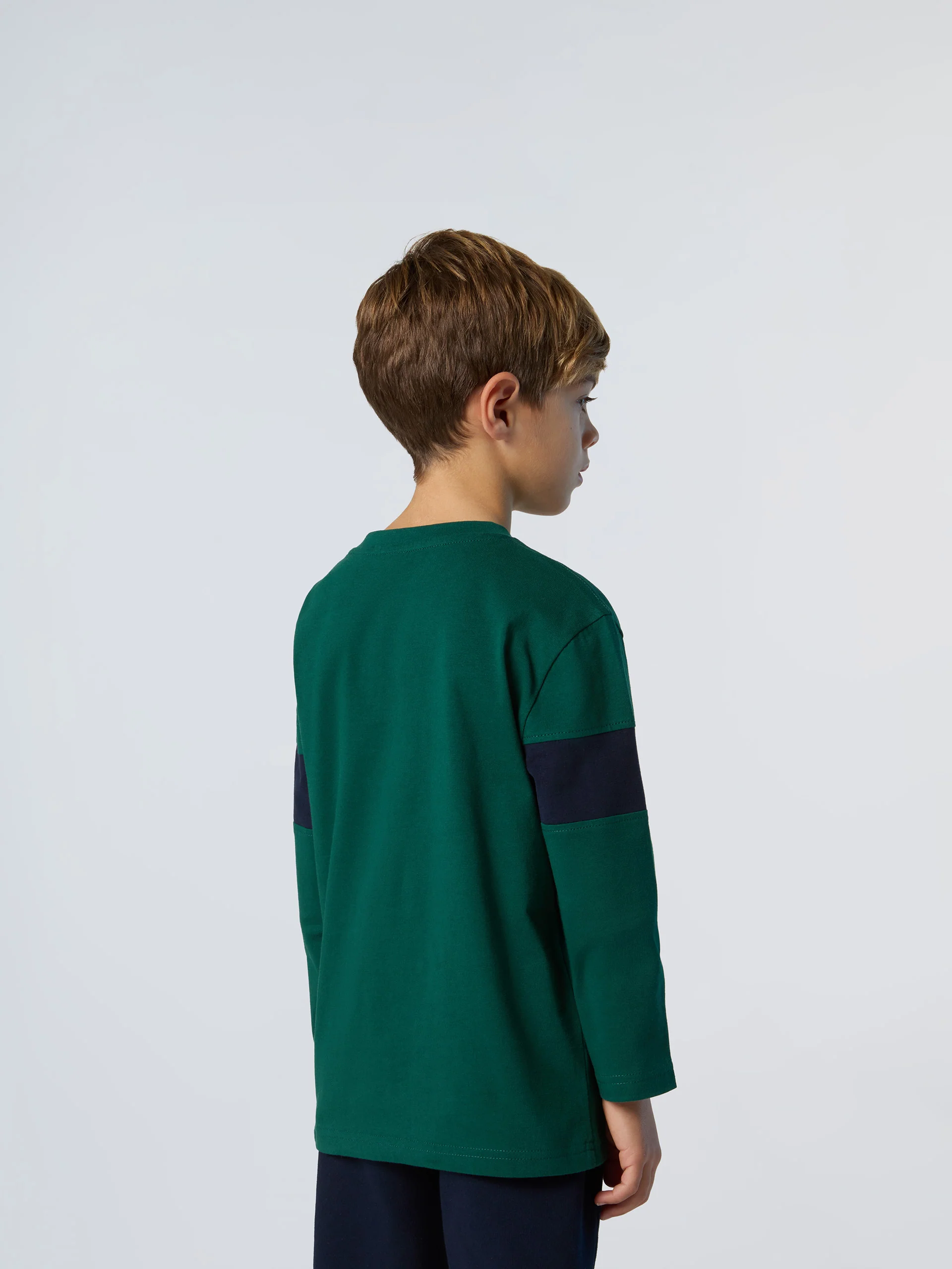 Long-sleeved T-shirt with sleeve inserts - Image 8