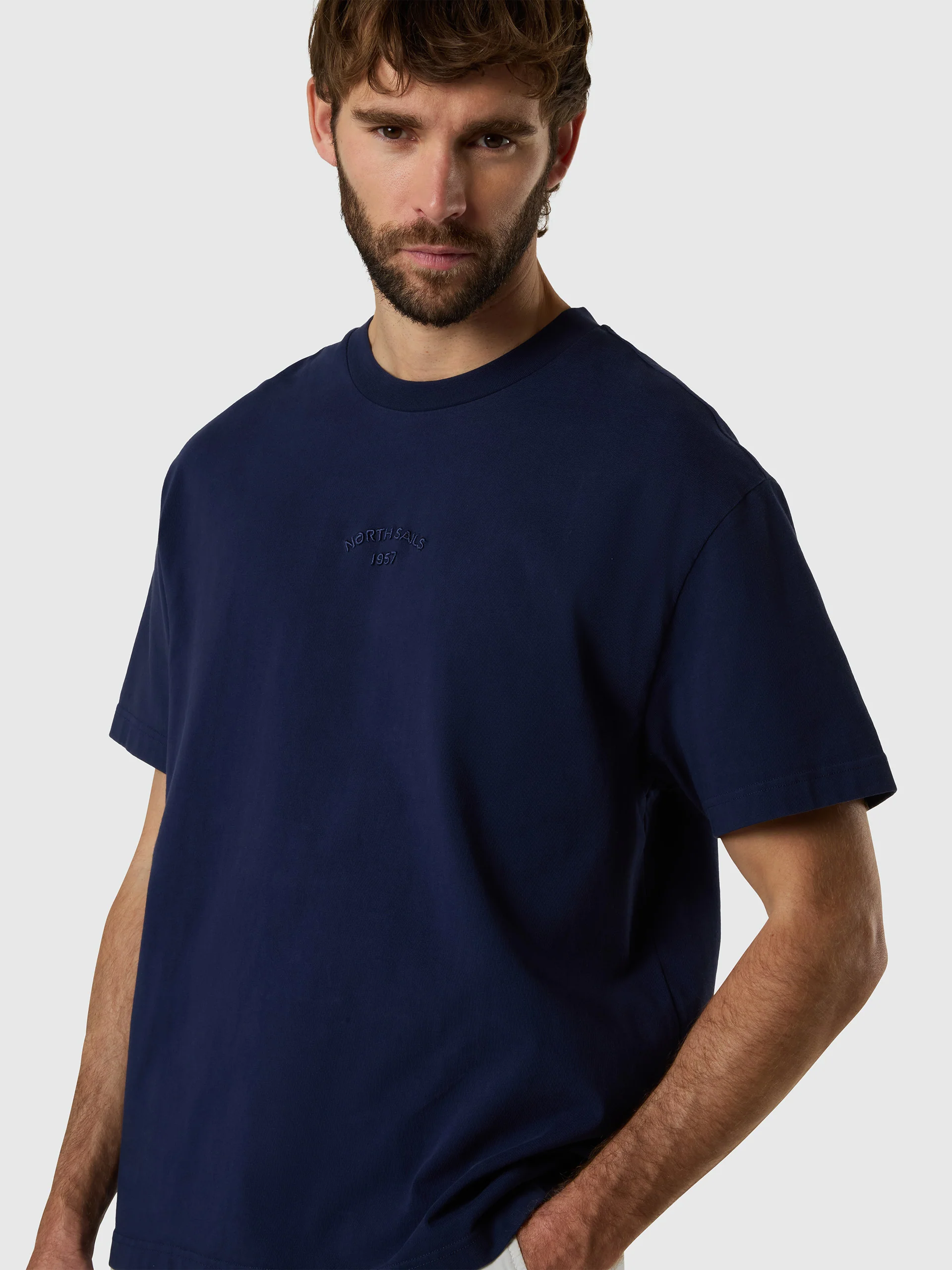 T-shirt with North Sails embroidery - Image 14