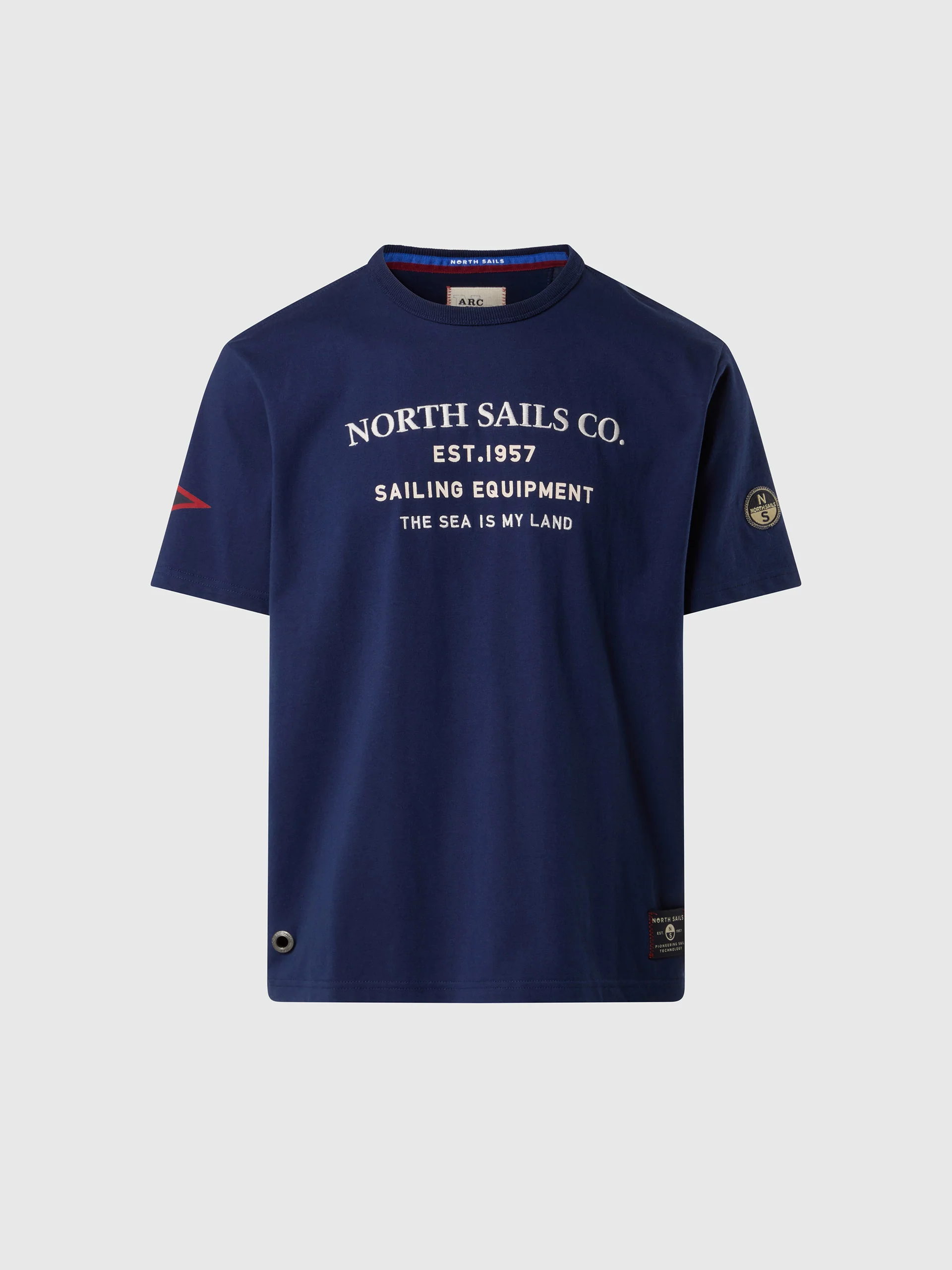 T-shirt with sailing print - Image 12