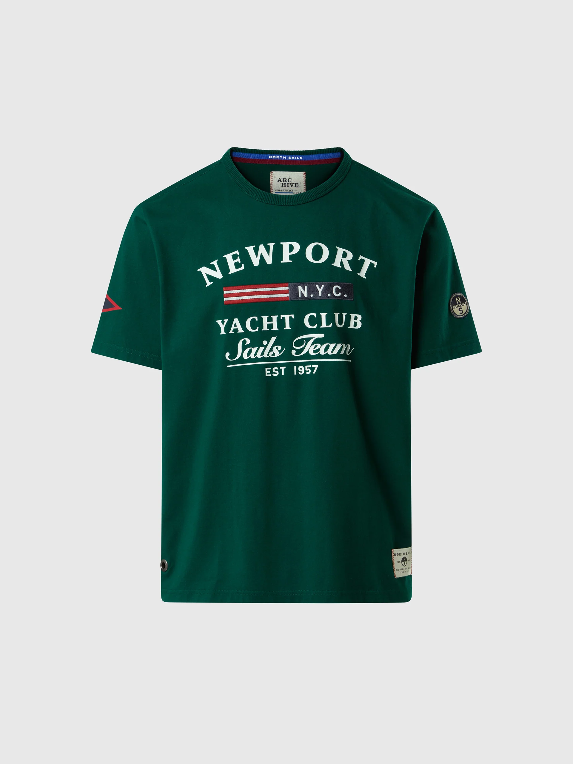 T-shirt with sailing print - Image 3