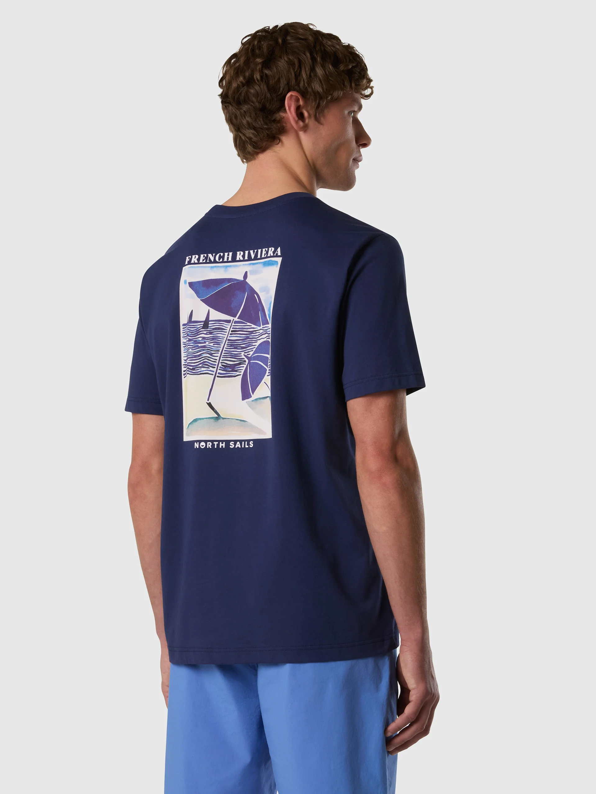 T-shirt with French Riviera print - Image 4