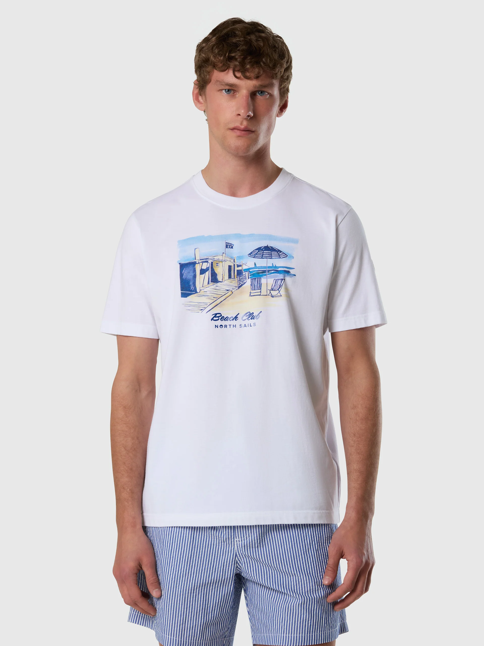 T-shirt with French Riviera print - Image 8