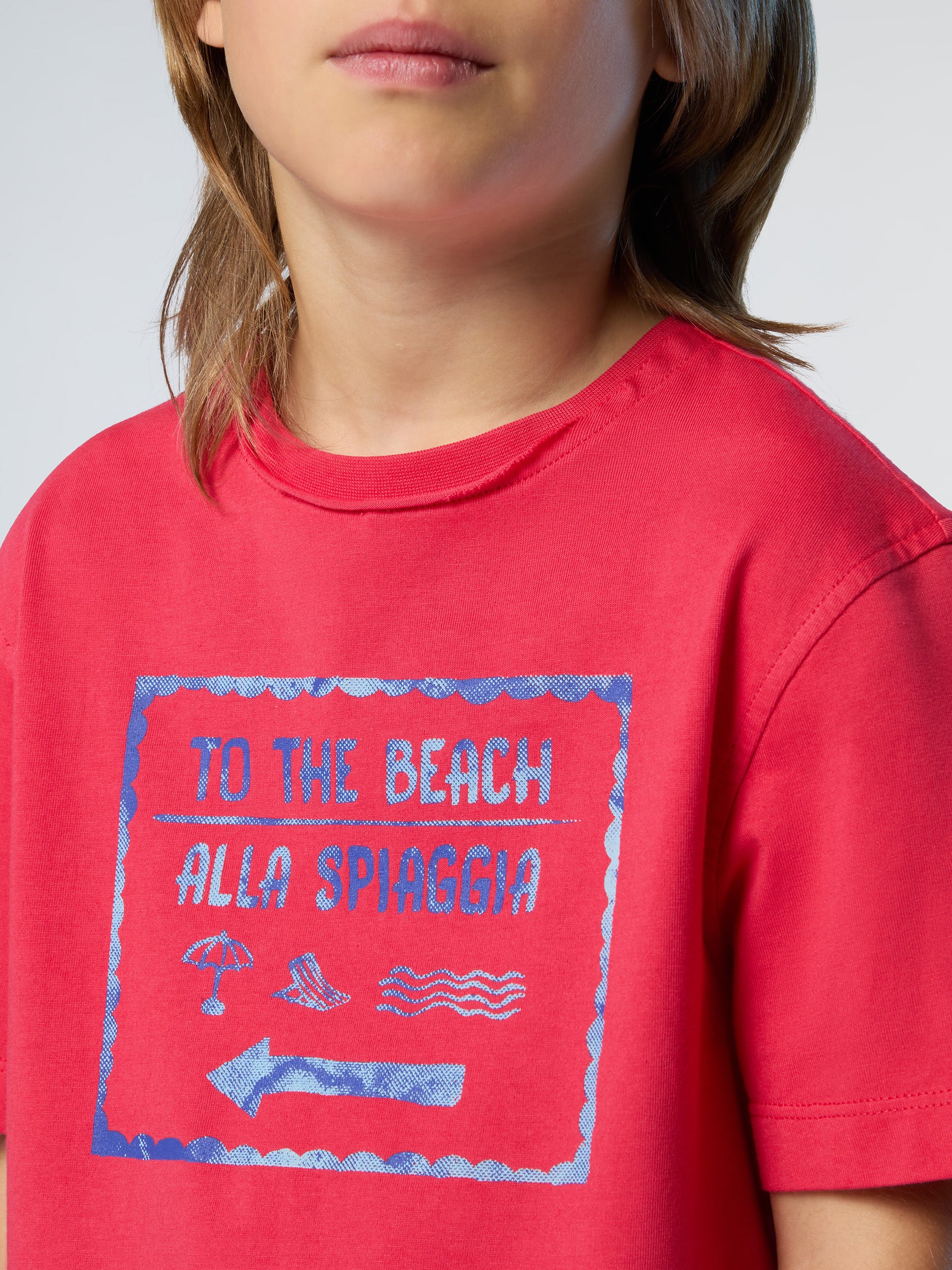 T-shirt with beach print - Image 6