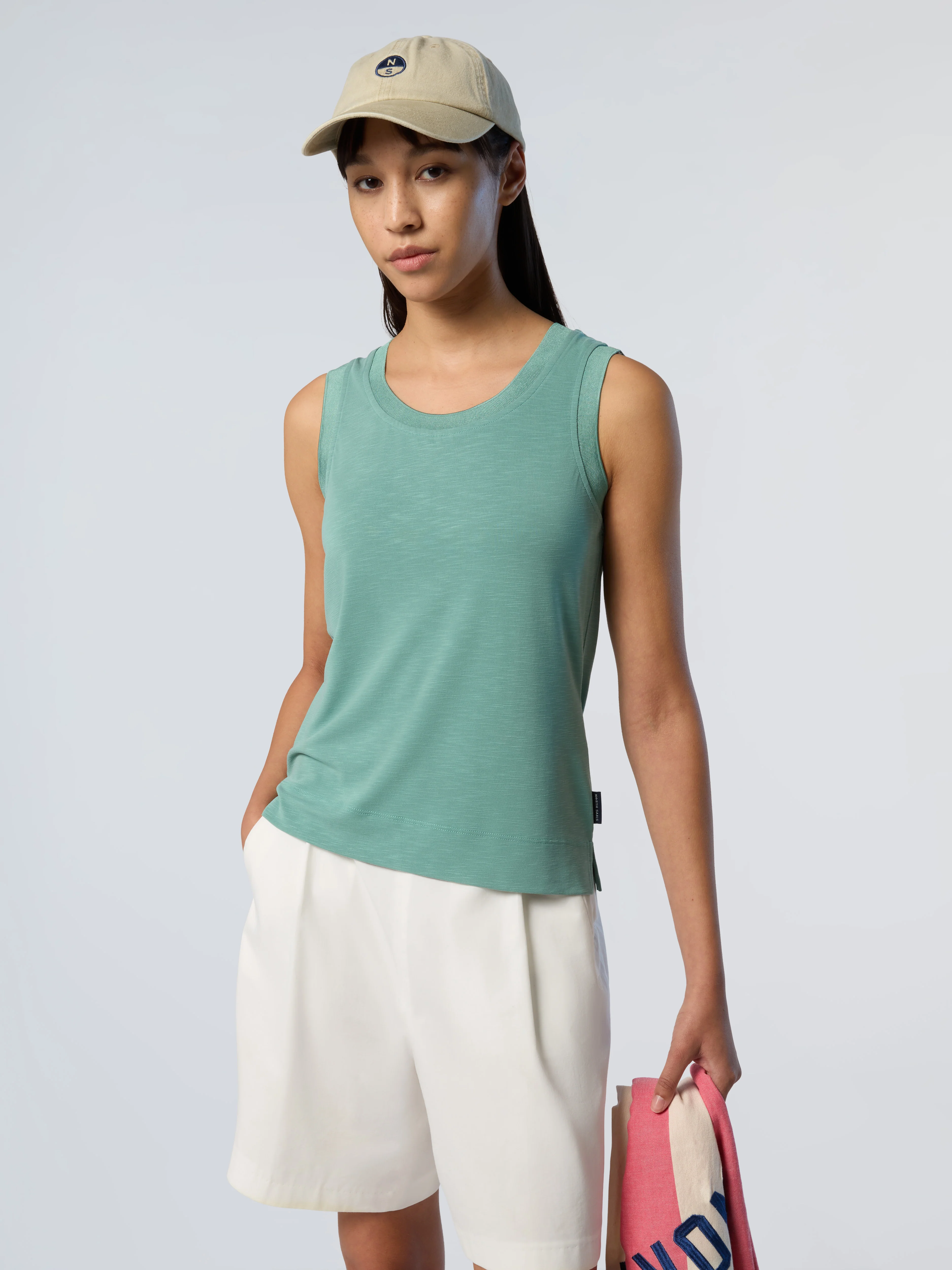 Slub jersey tank top - Image 14