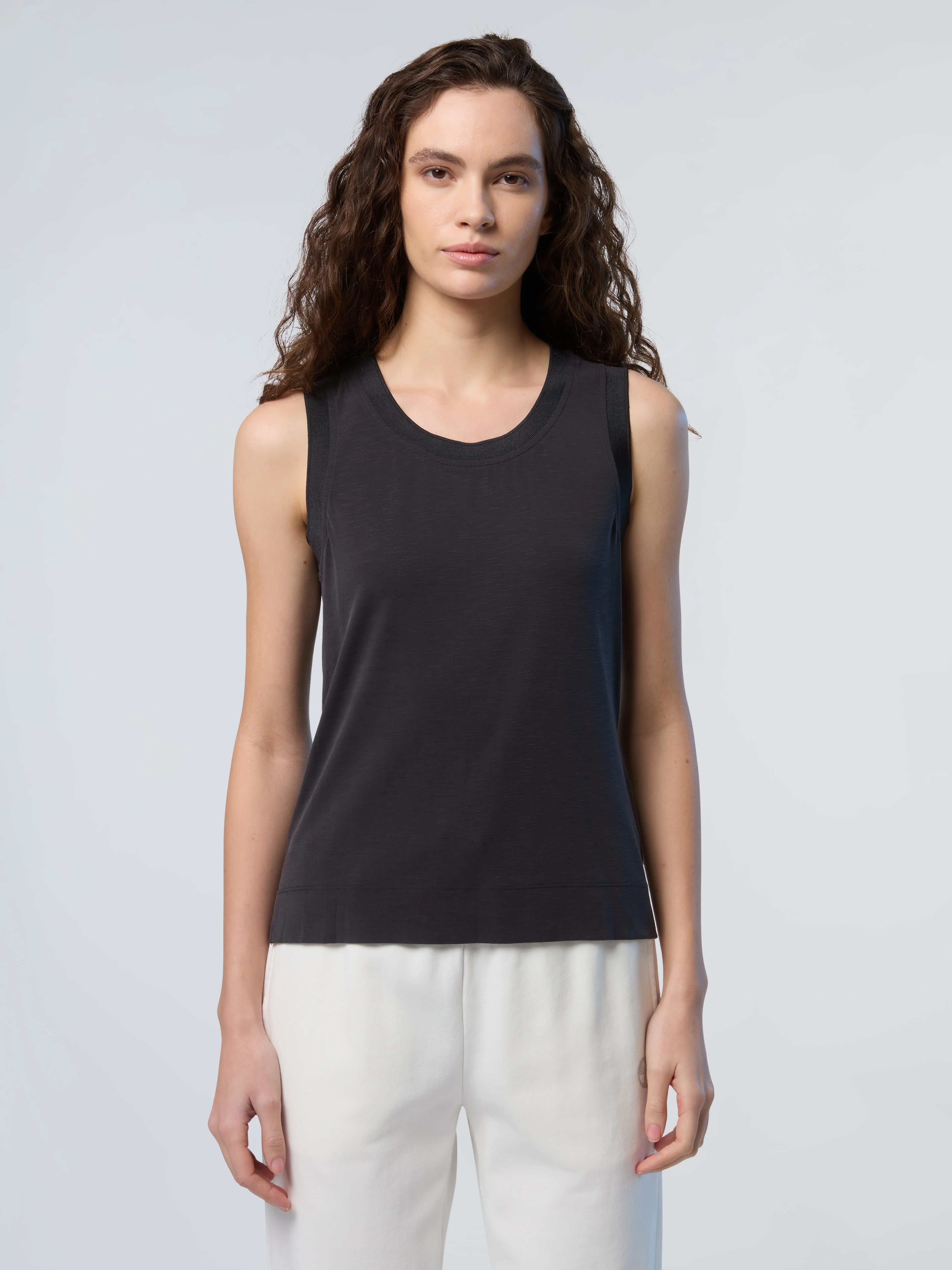 Slub jersey tank top - Image 19