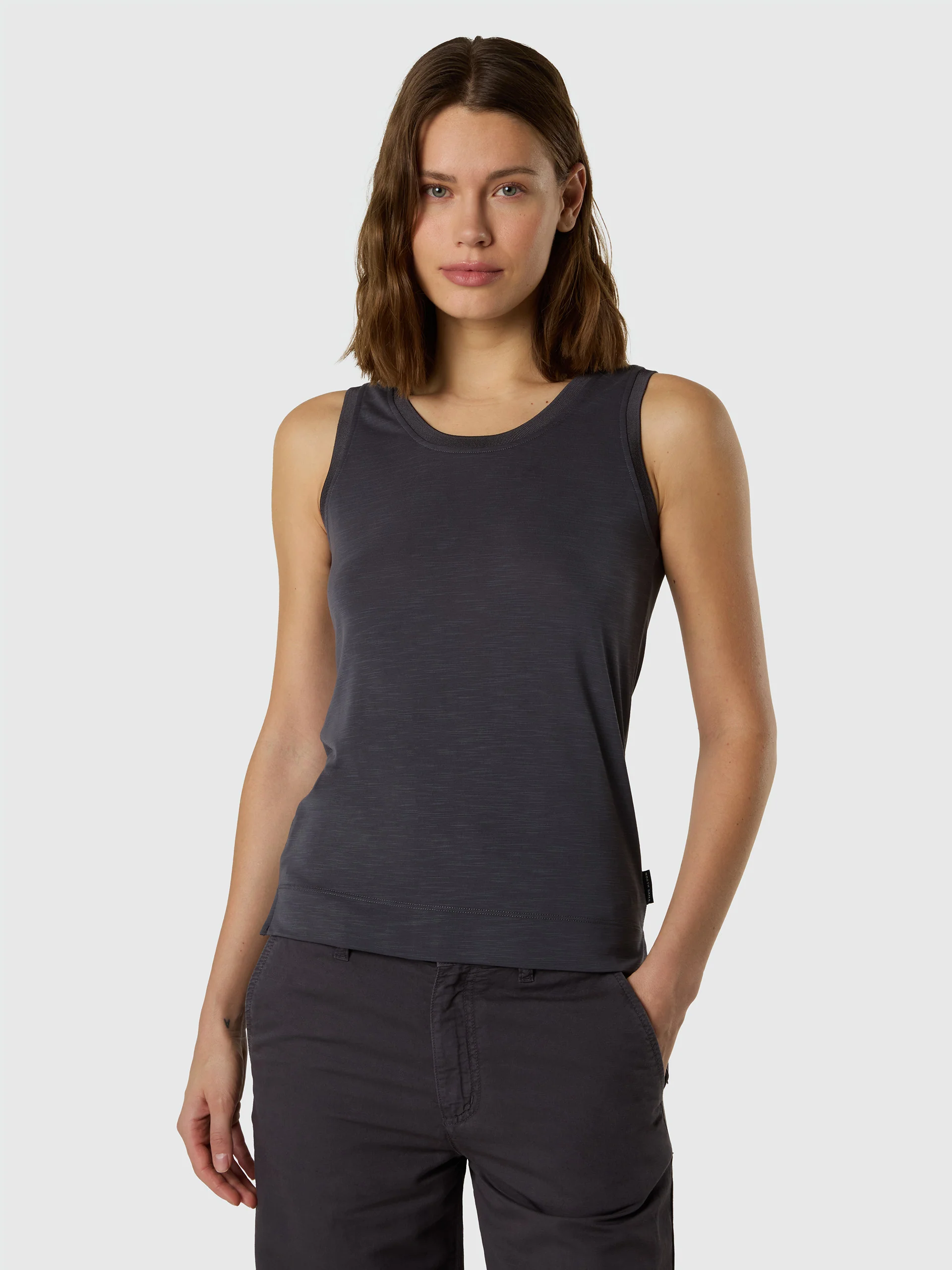 Slub jersey tank top - Image 13