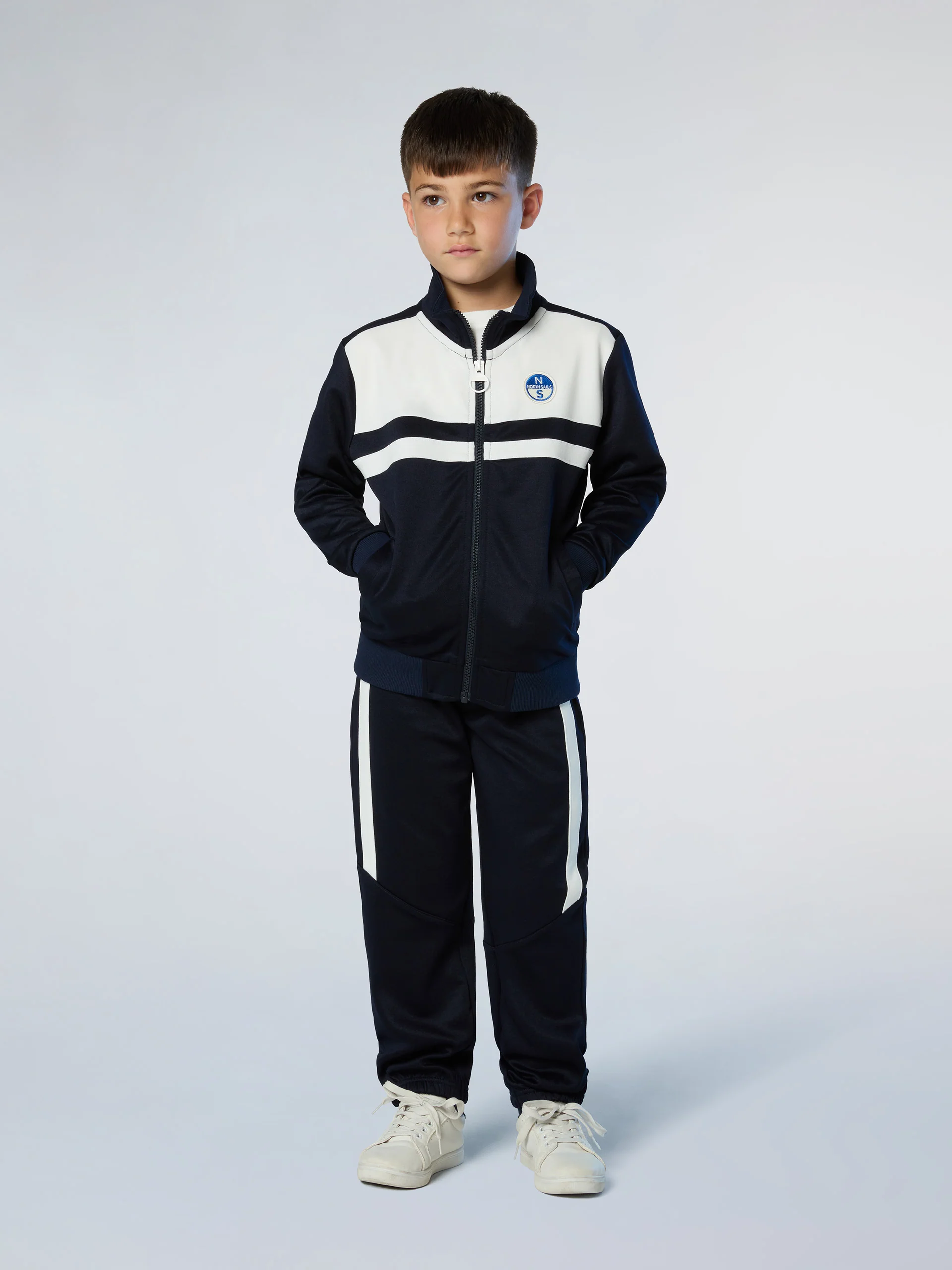 Interlock high-neck tracksuit