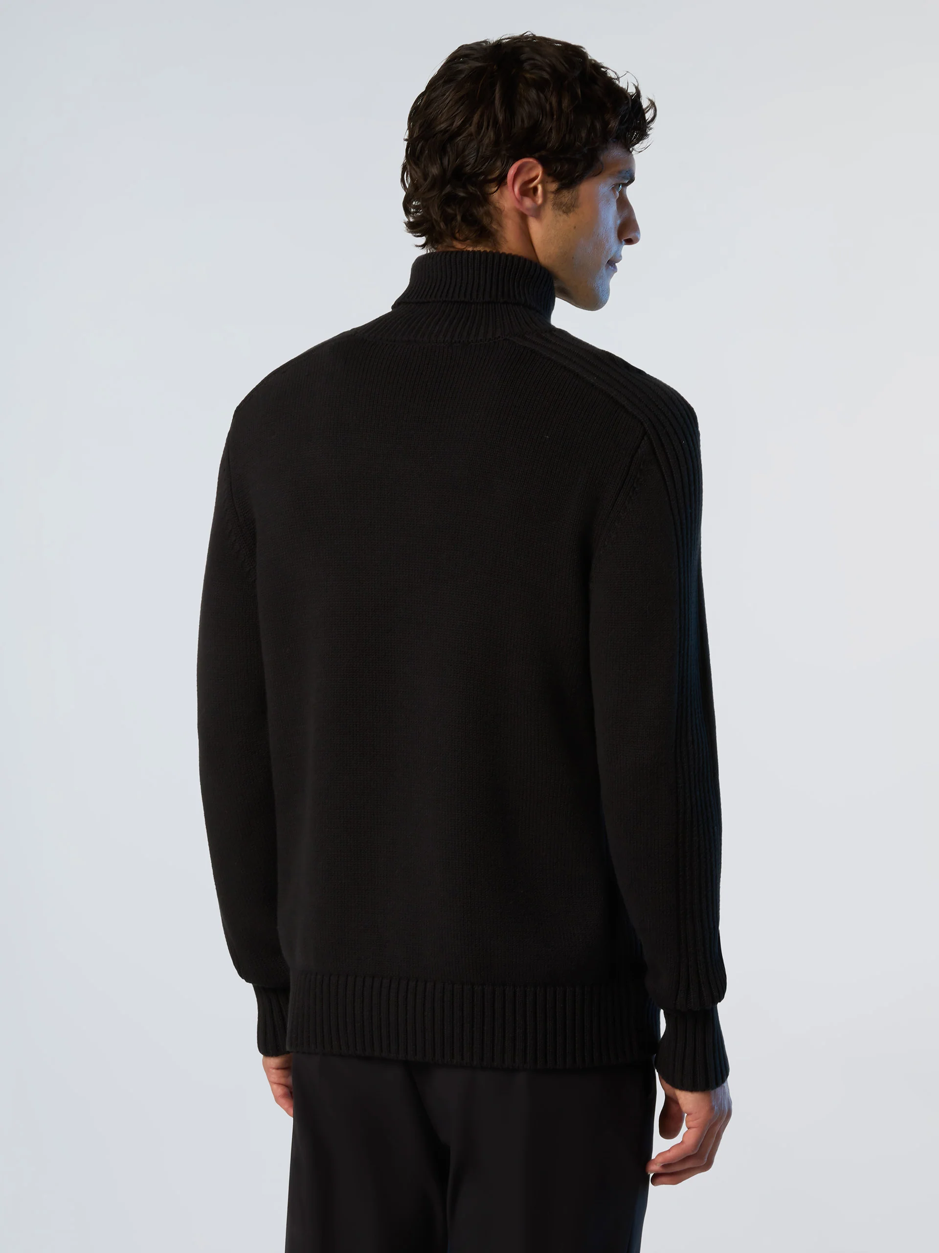 Turtle-neck sweater with ribbing - Image 10