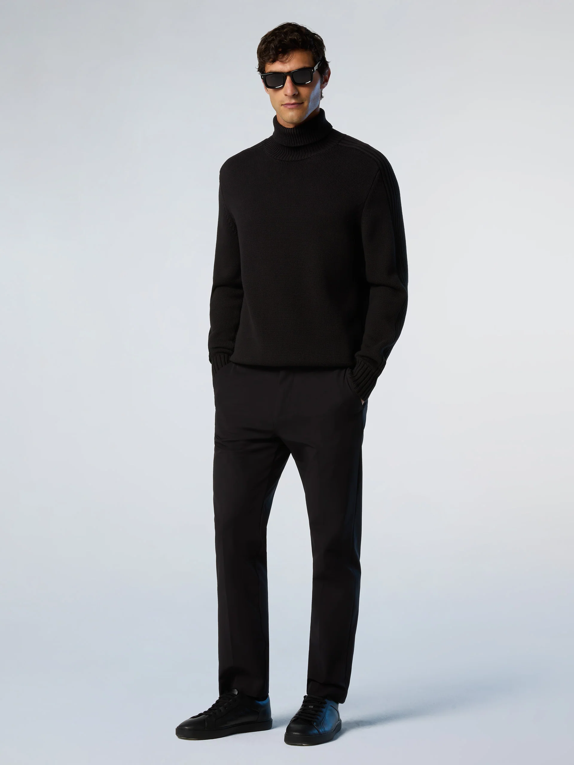 Turtle-neck sweater with ribbing - Image 11
