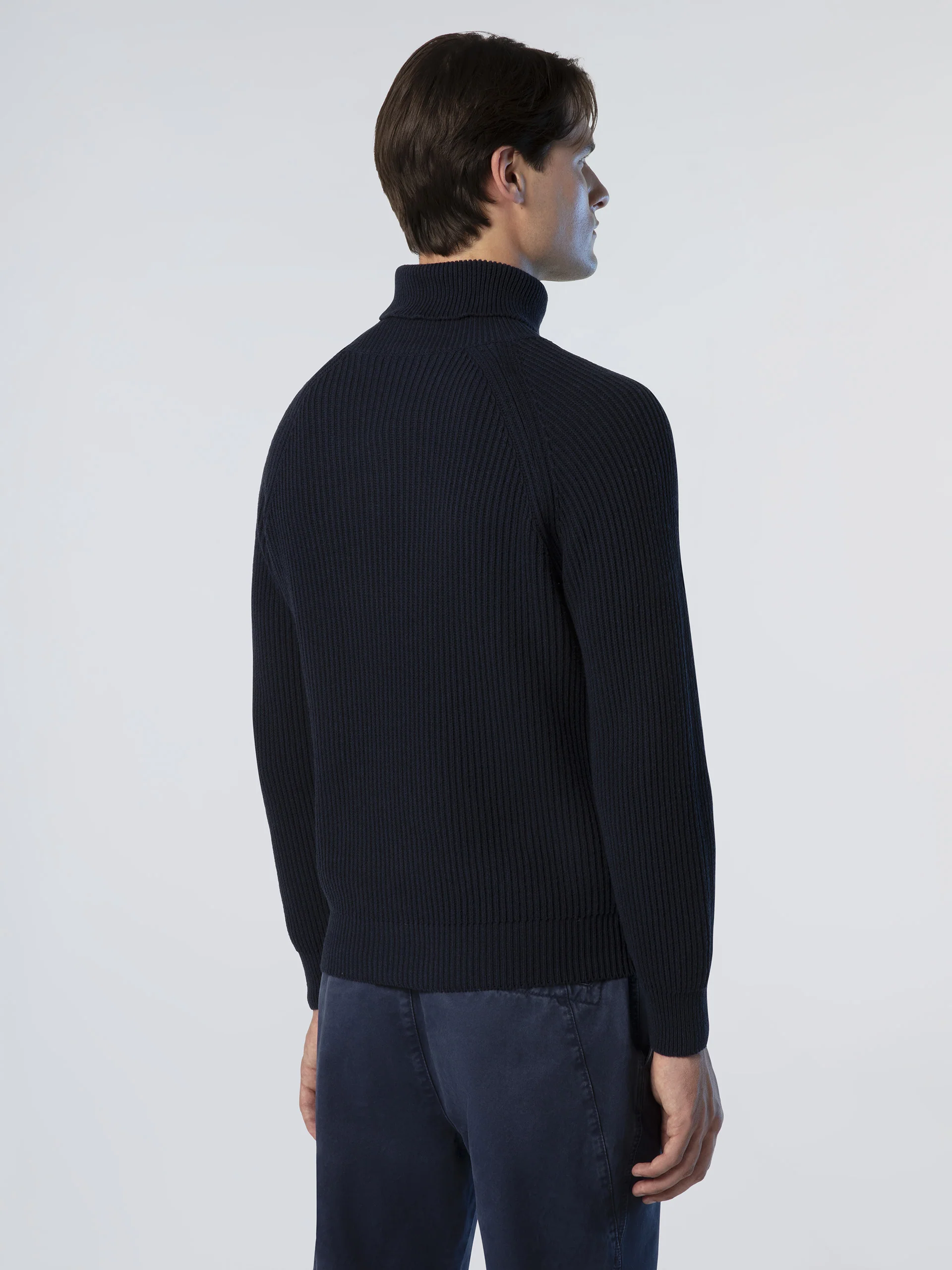 Fisherman's rib turtle-neck sweater - Image 10