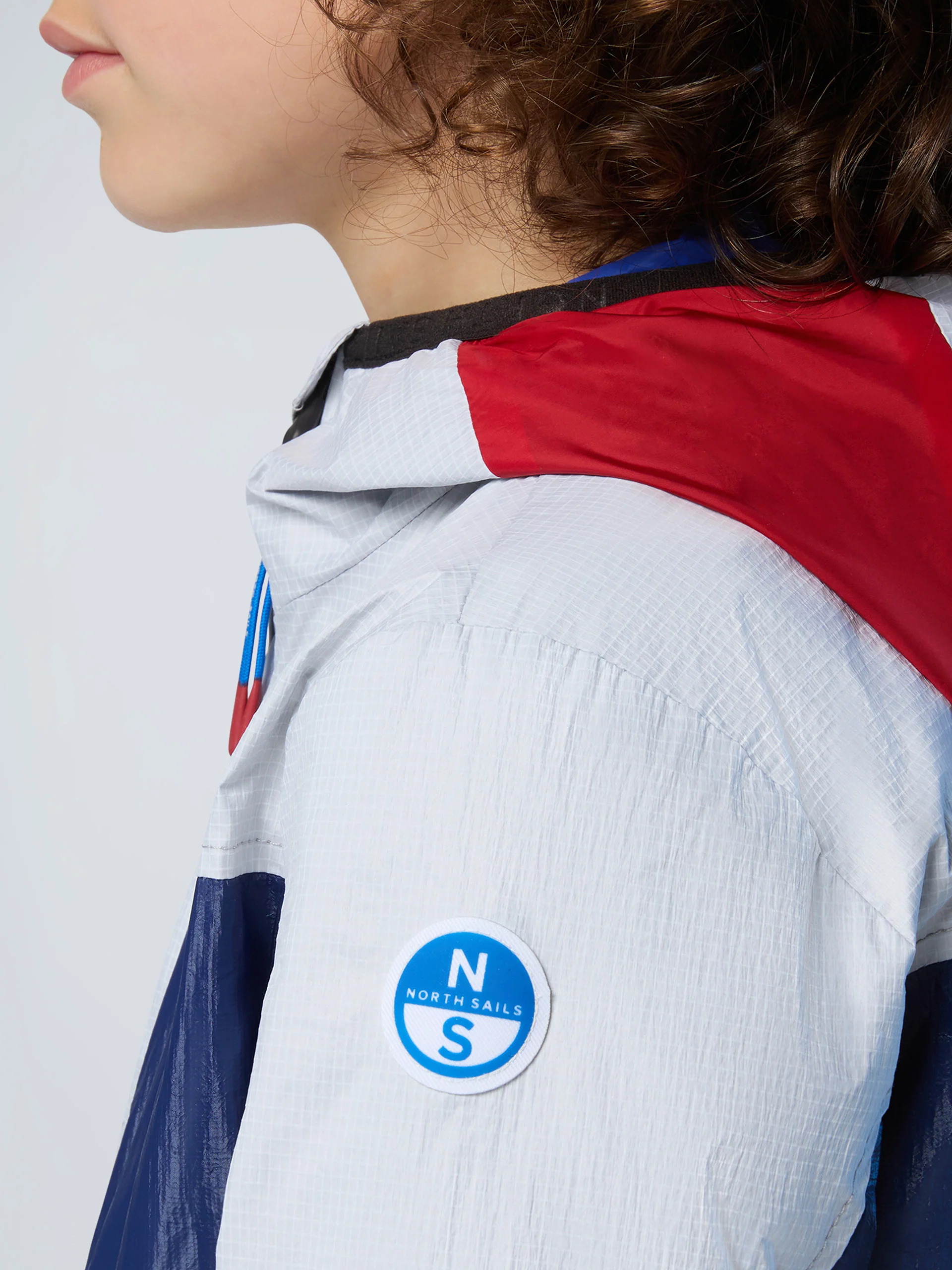 Upcycled color-block jacket - Image 6