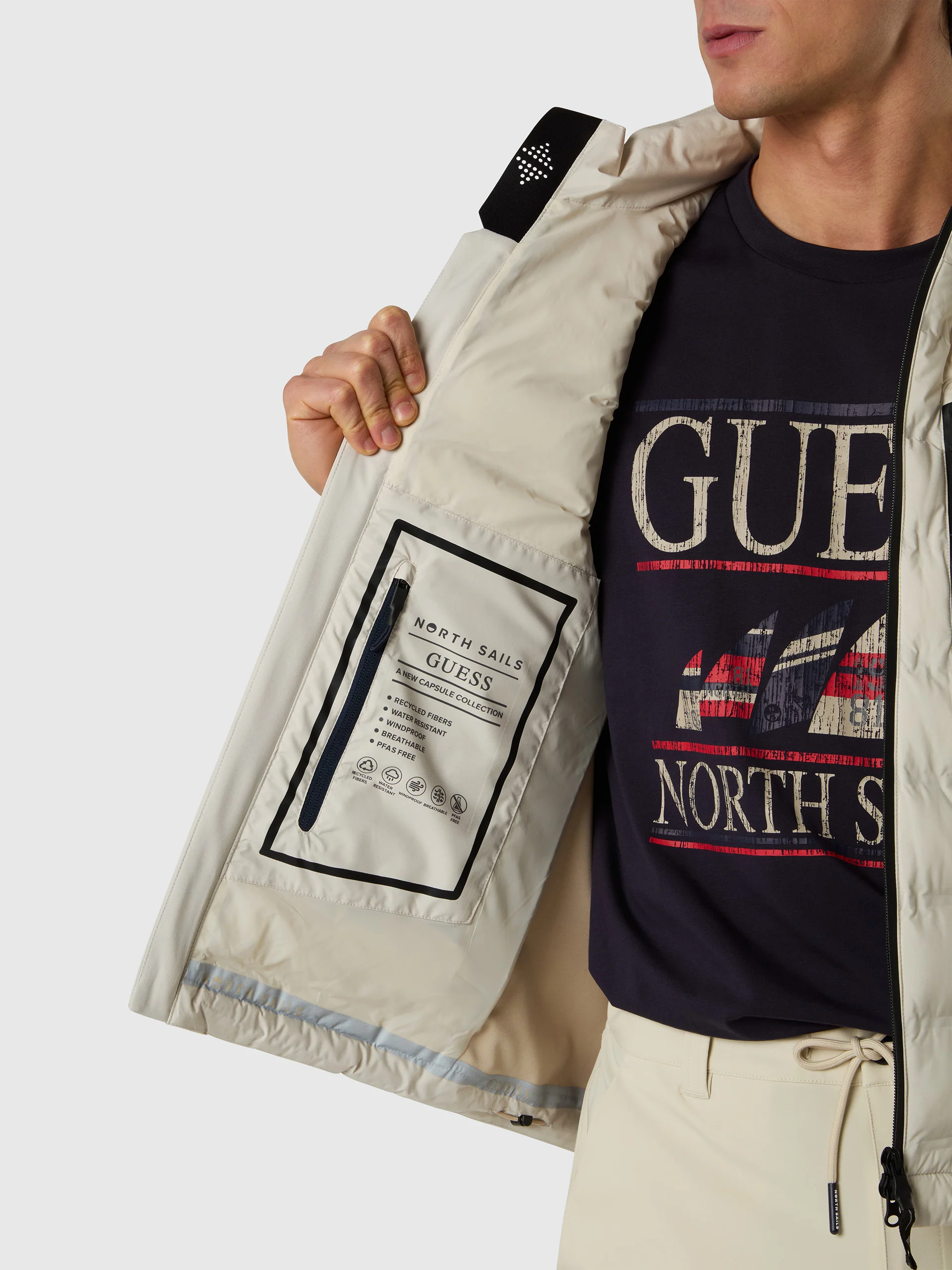 GUESS X NORTH SAILS VEST - Image 4