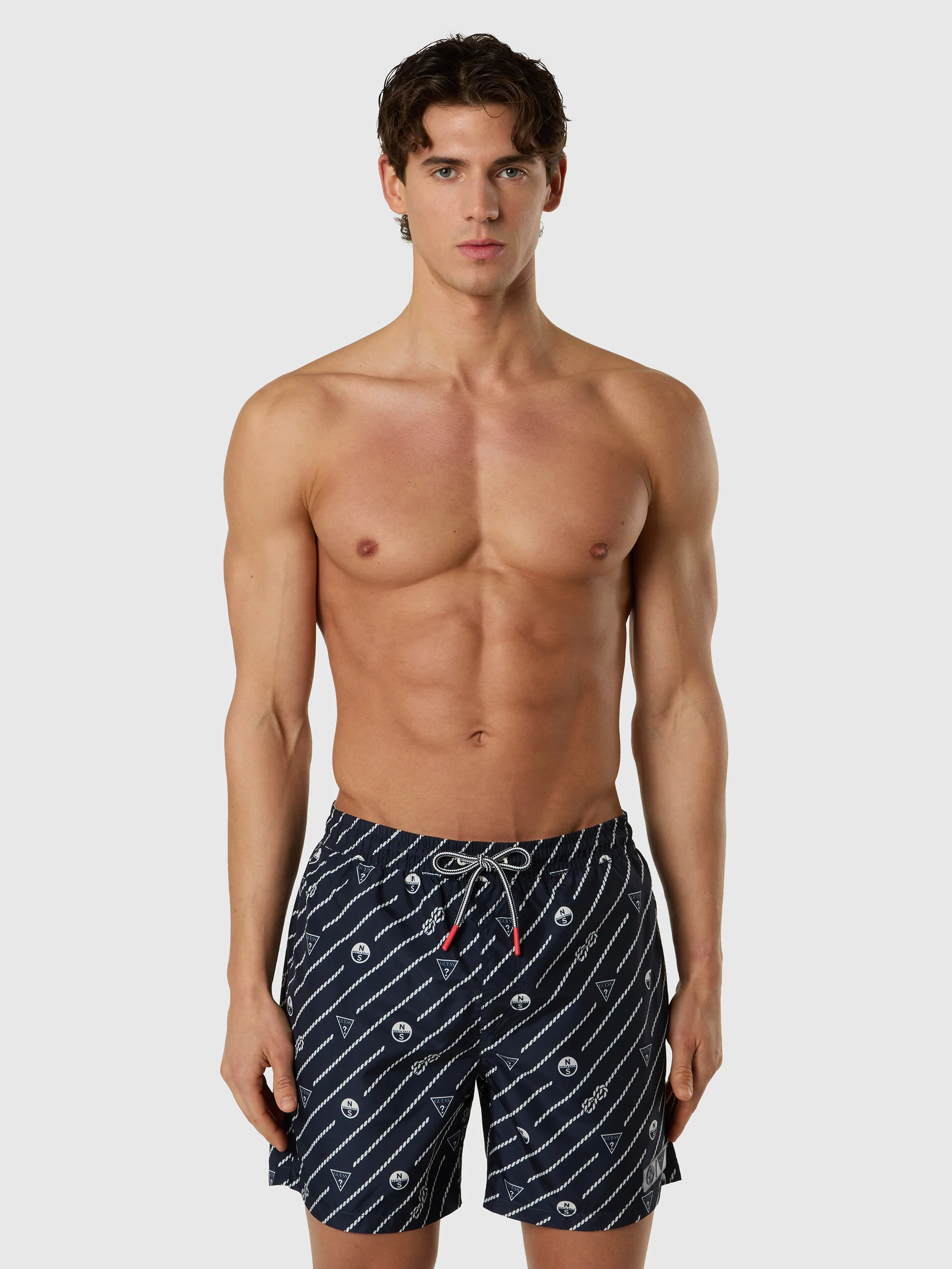 GUESS X NORTH SAILS VOLLEY  SWIM SHORTS - Image 12