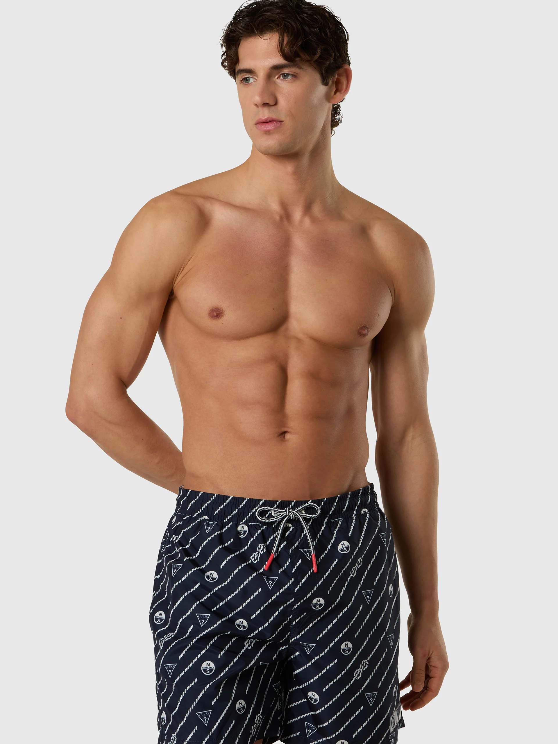 GUESS X NORTH SAILS VOLLEY  SWIM SHORTS - Image 13