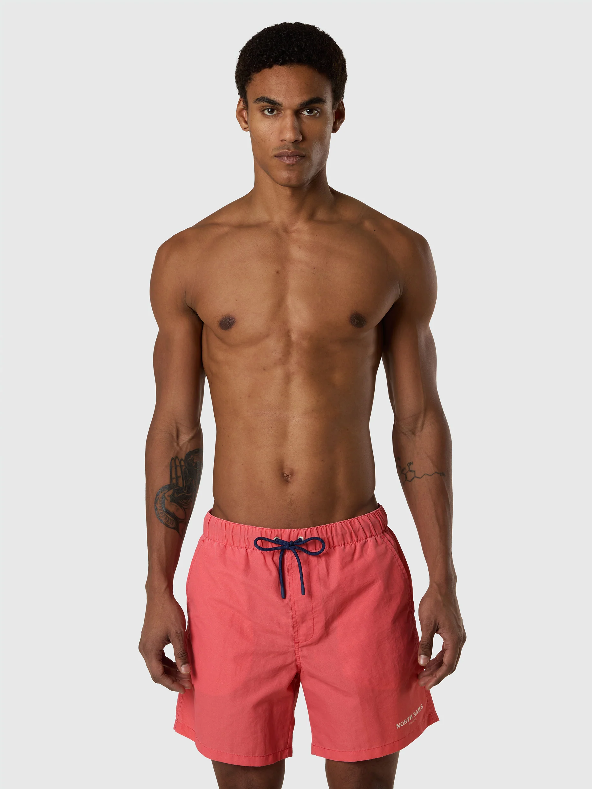 Swim shorts with archive print