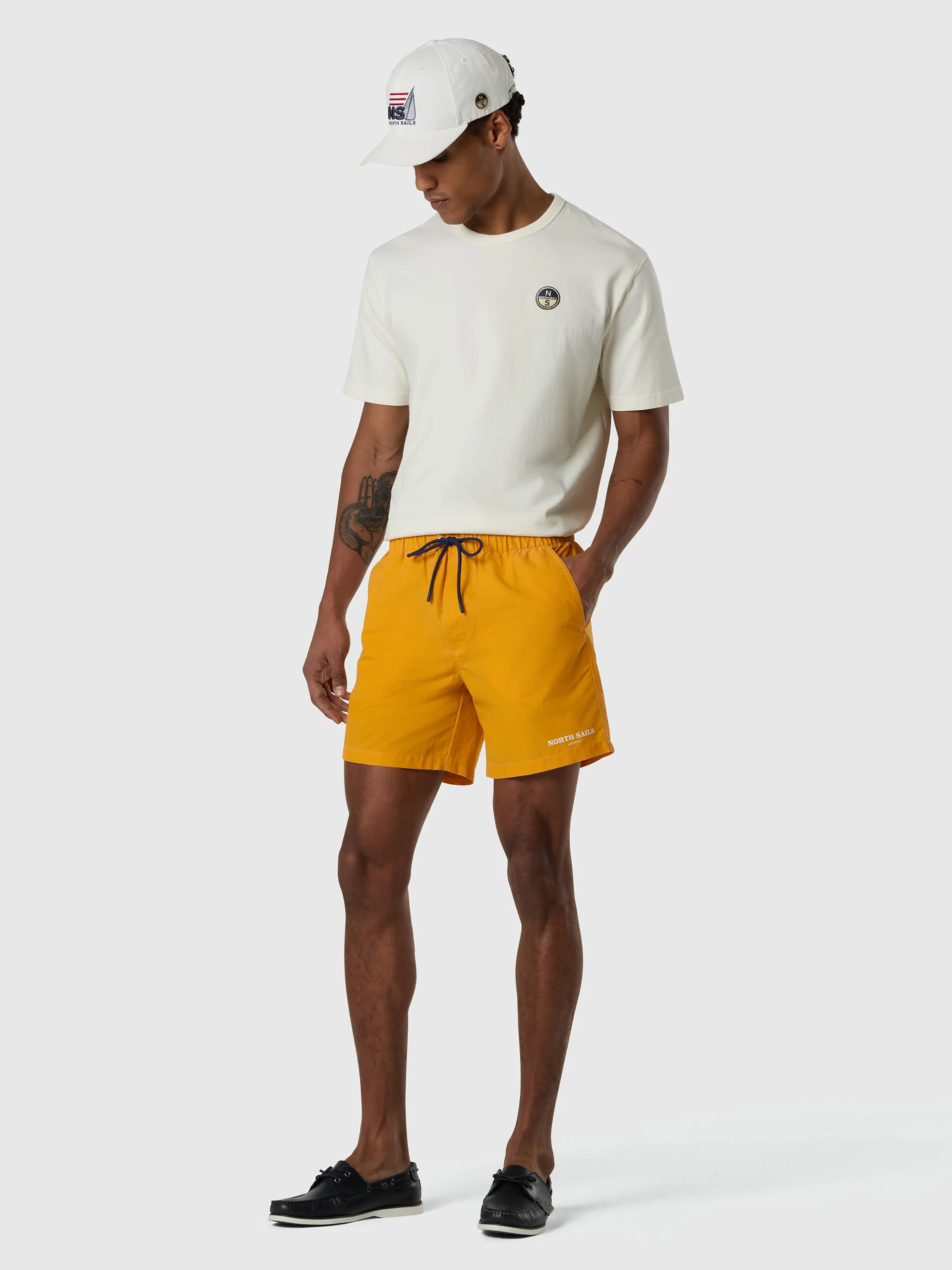 Swim shorts with archive print - Image 11