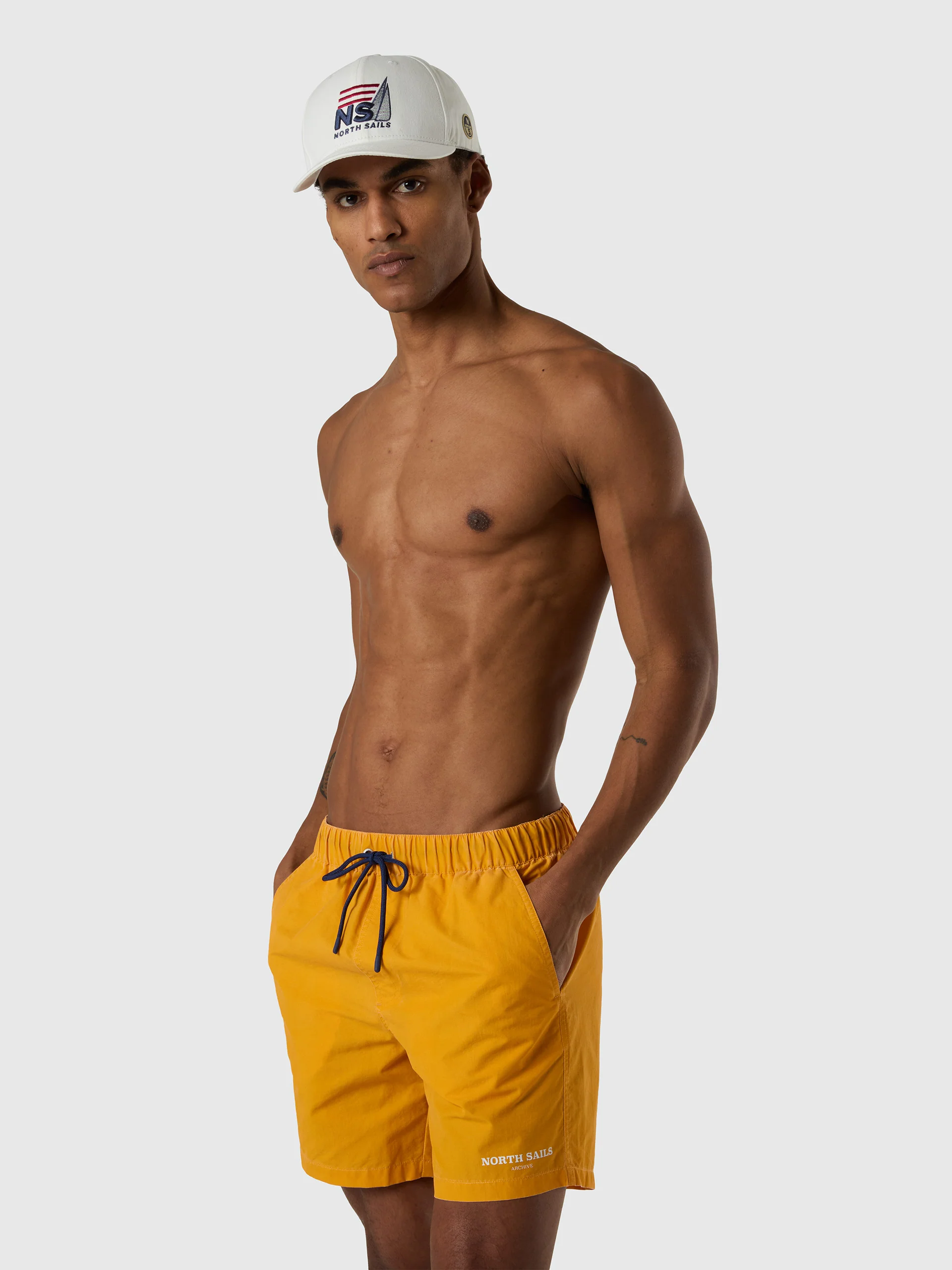 Swim shorts with archive print - Image 8