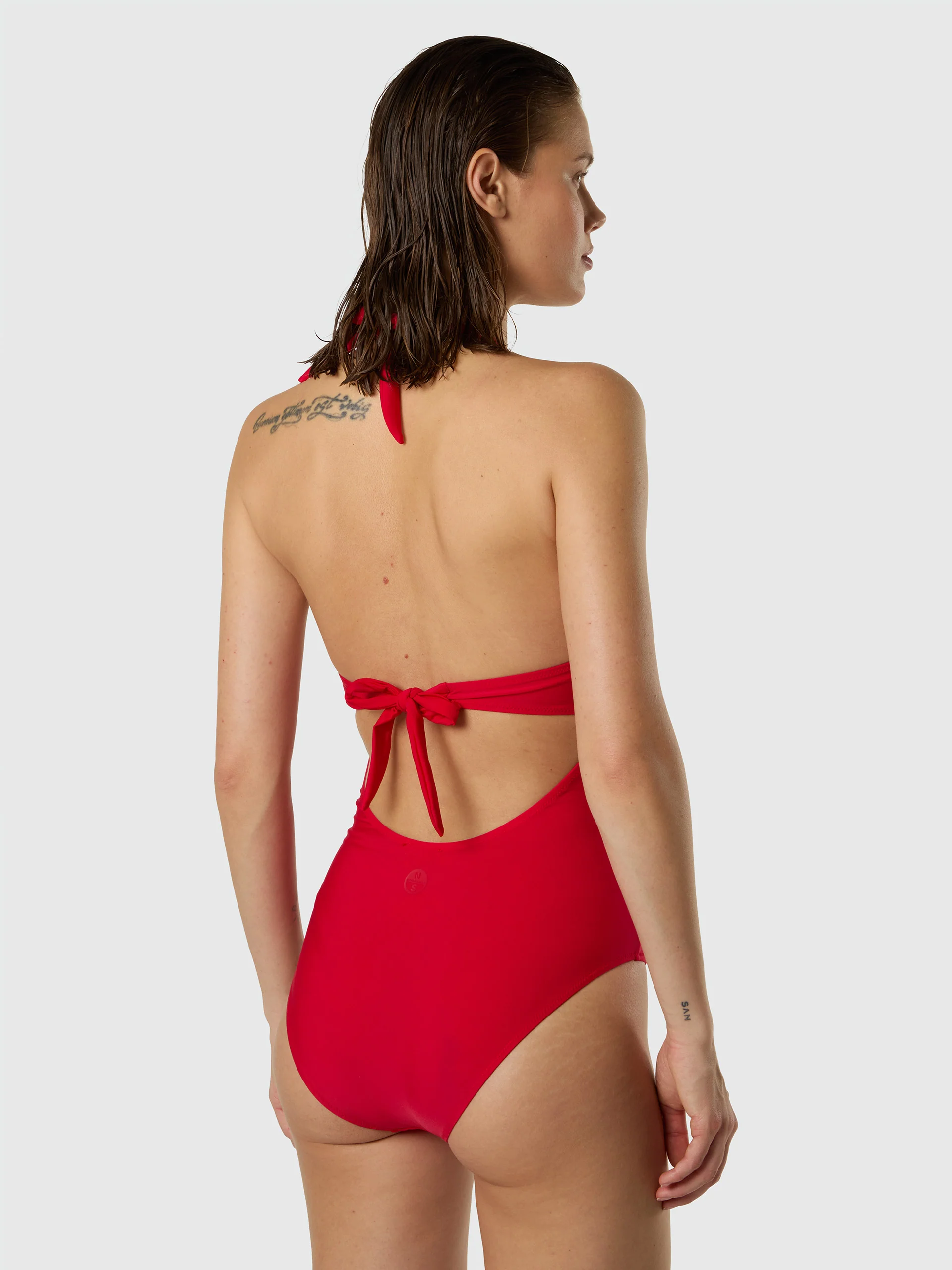 Wrap-effect swimsuit - Image 4